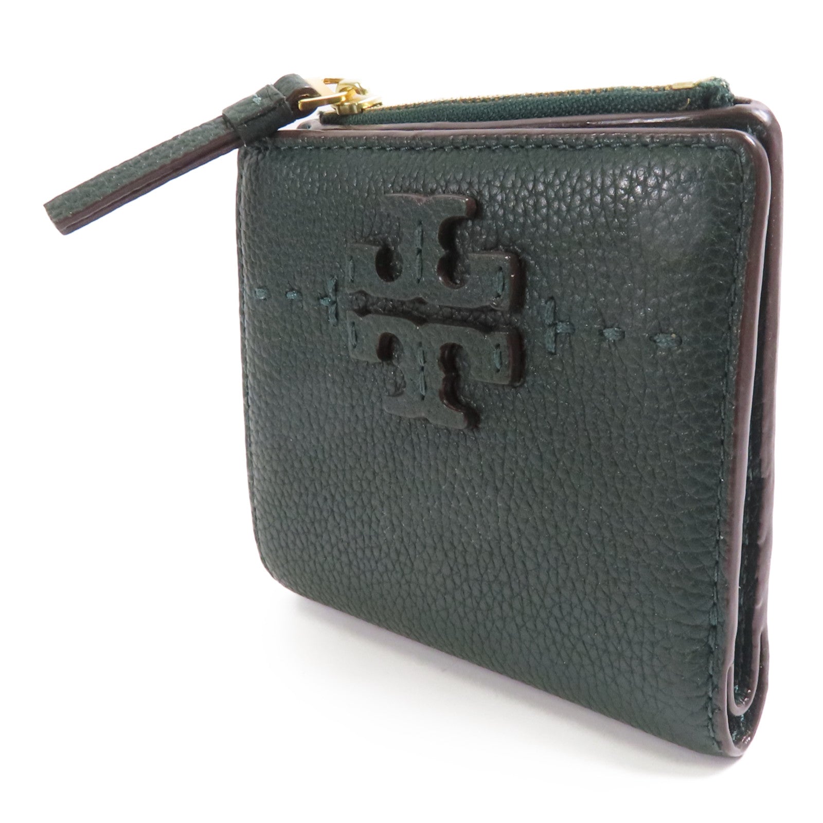 Tory Burch 牛皮皮革Wallet金扣錢包