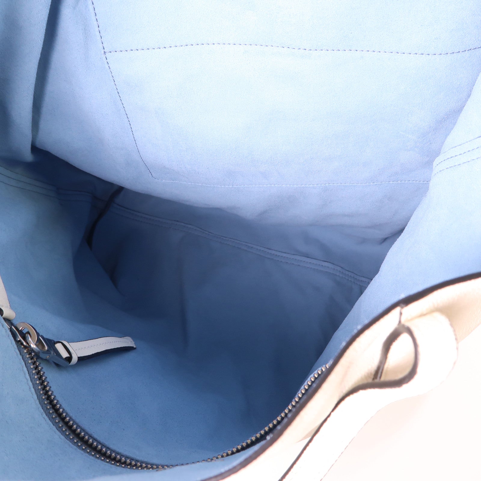 PRADA 【激減優惠】牛皮皮革Glace Tote Bag銀扣手挽肩背兩用袋