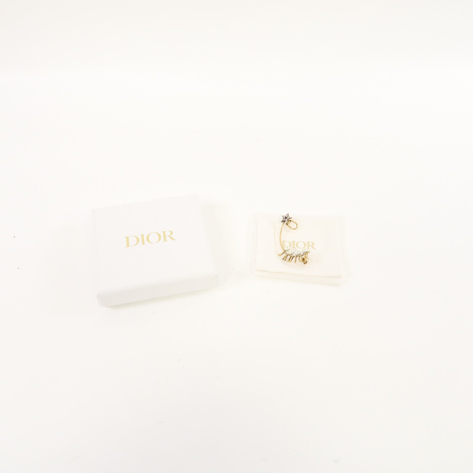 Dior 金屬J'Adior Earrings耳環金色