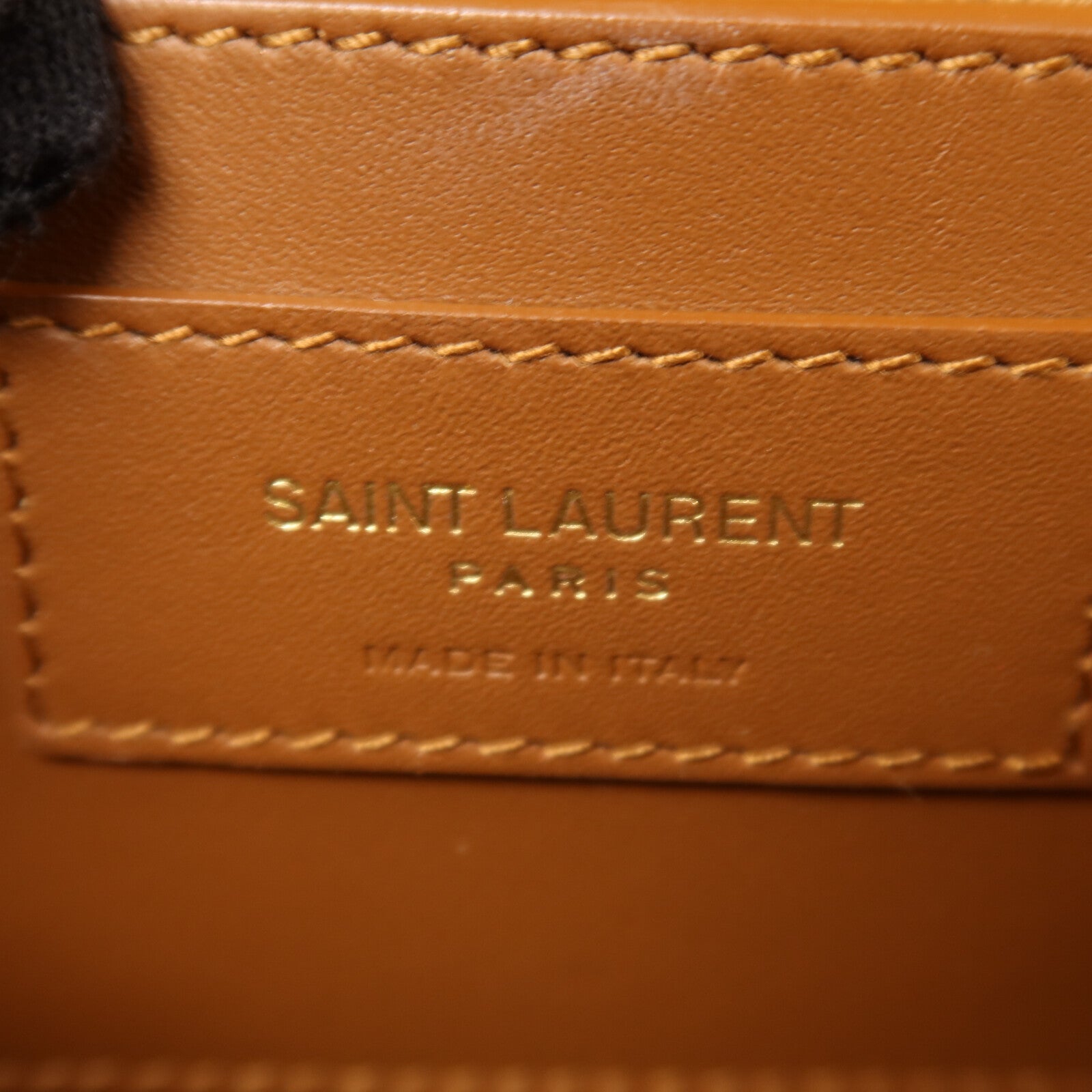 SAINT LAURENT 牛皮皮革June Box金扣肩背袋