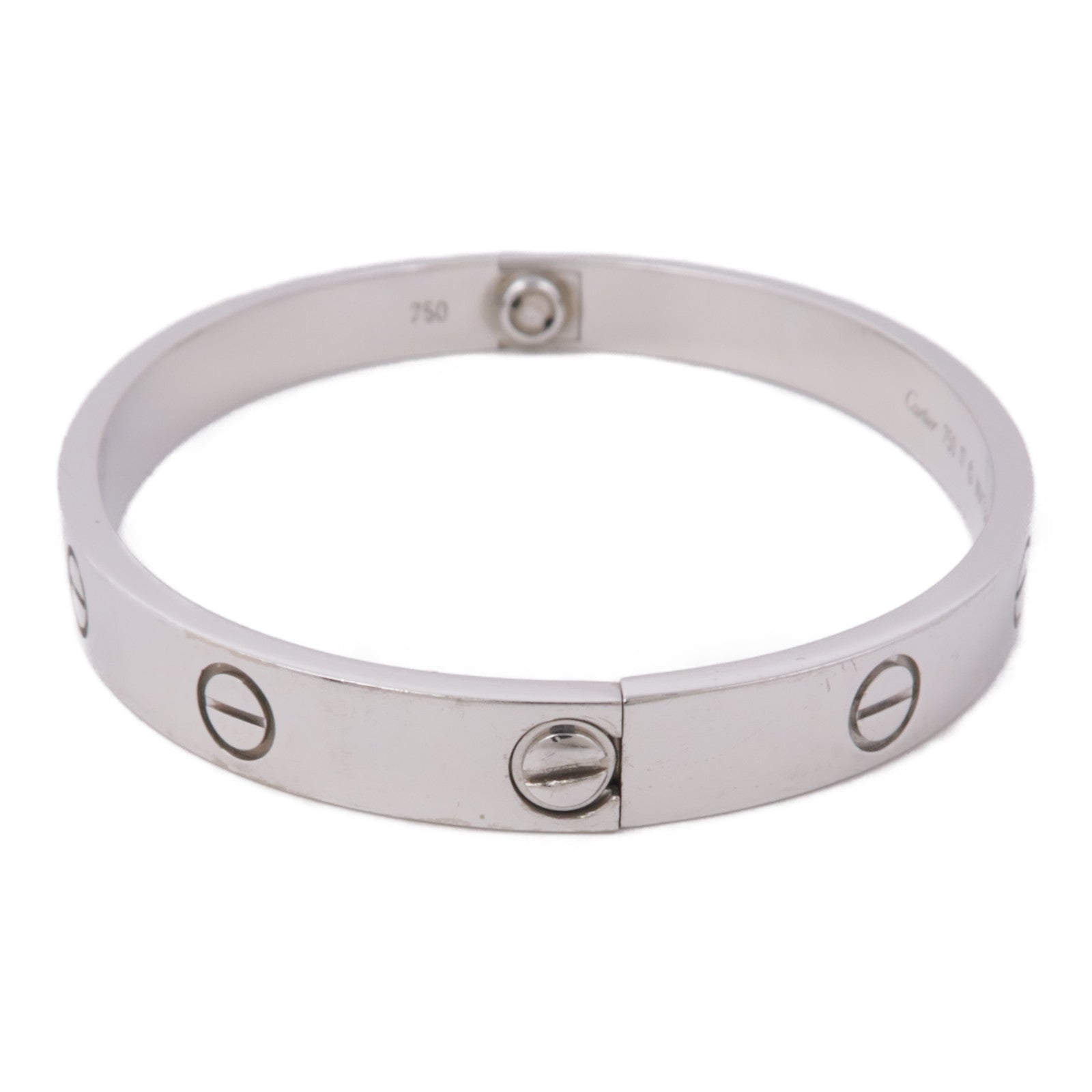 CARTIER 【激減優惠】18K白金Love Bracelet手鐲Certier#17