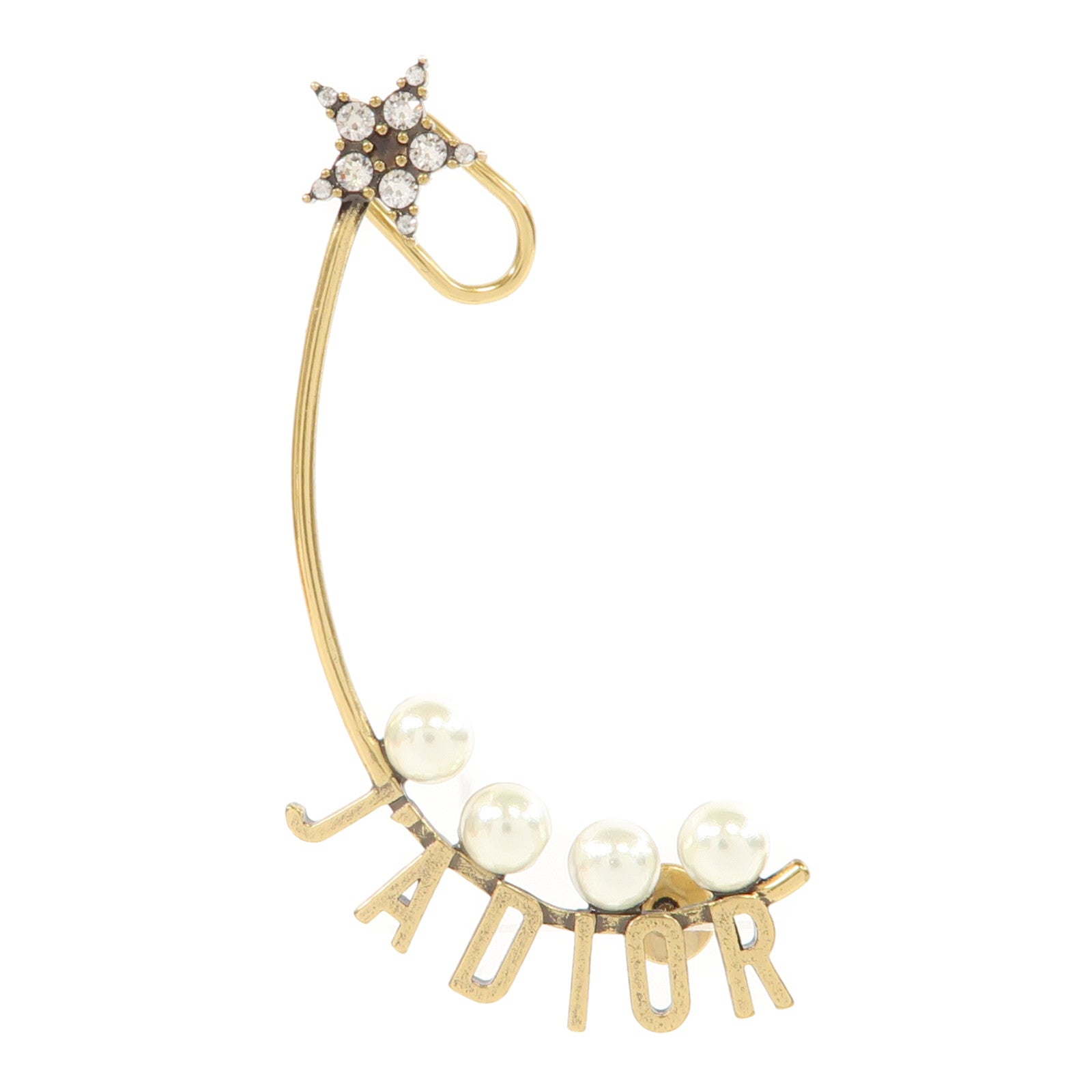 Dior 金屬J'Adior Earrings耳環金色
