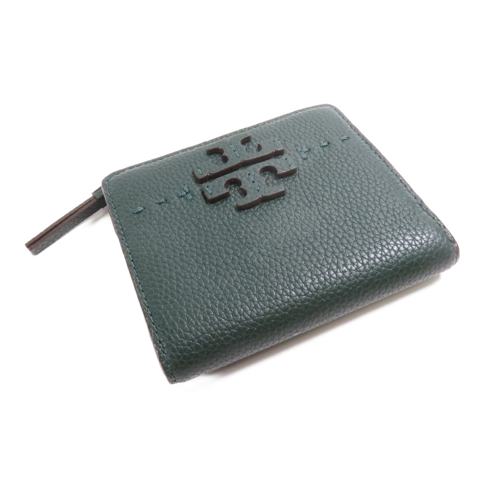 Tory Burch 牛皮皮革Wallet金扣錢包