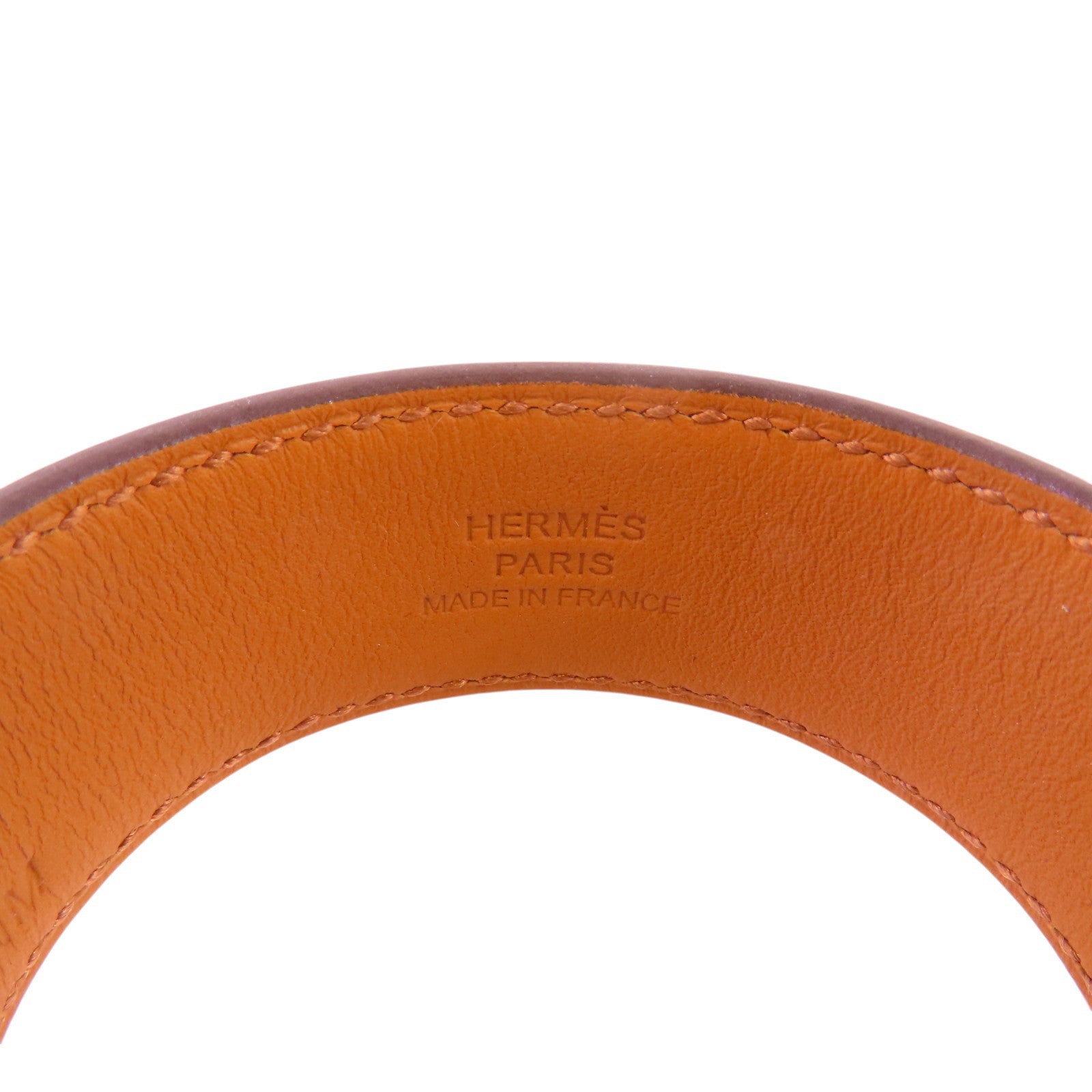 HERMES Epsom皮革CDC 24 Bracelet T2金扣手鏈