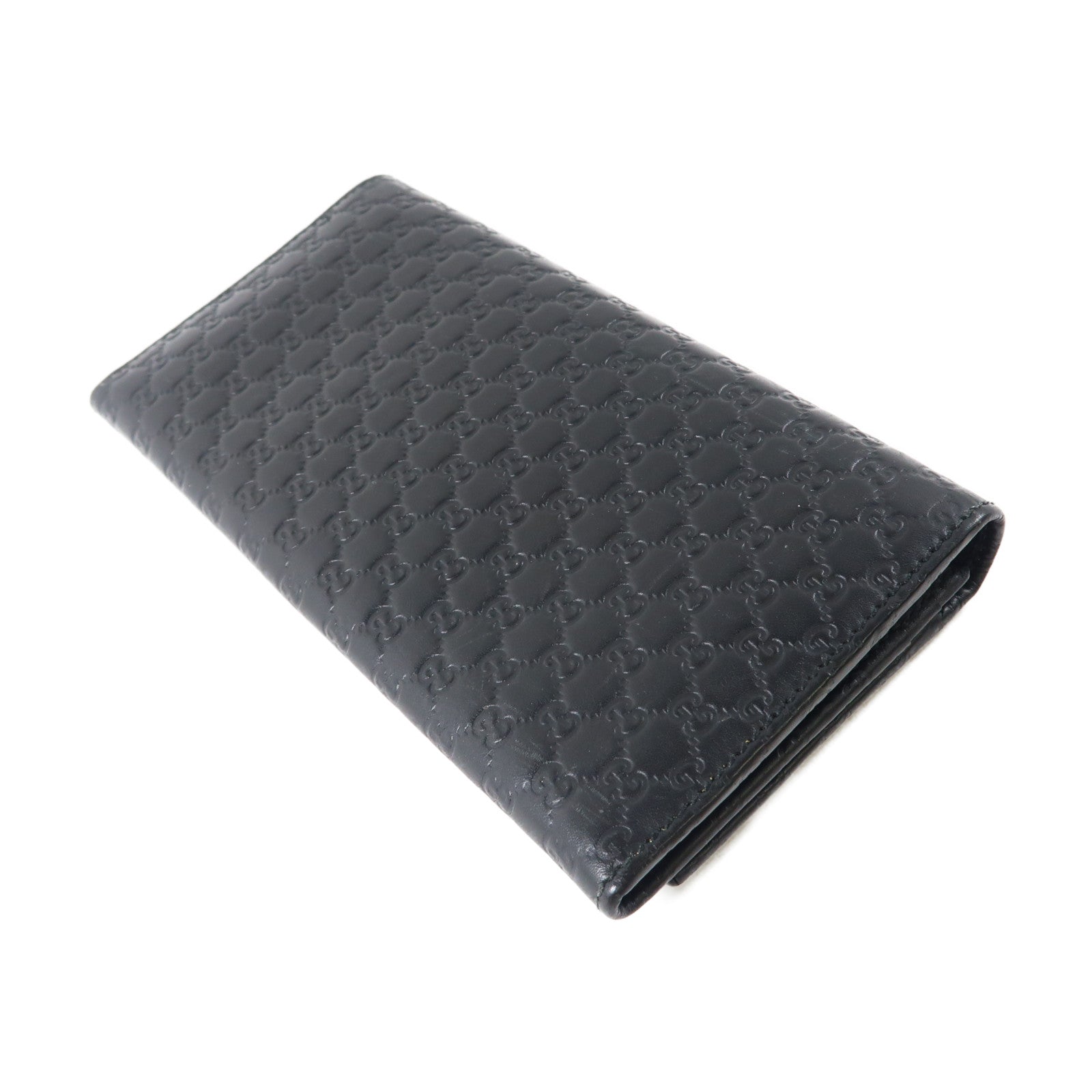 GUCCI 牛皮皮革Long Wallet長錢包黑色
