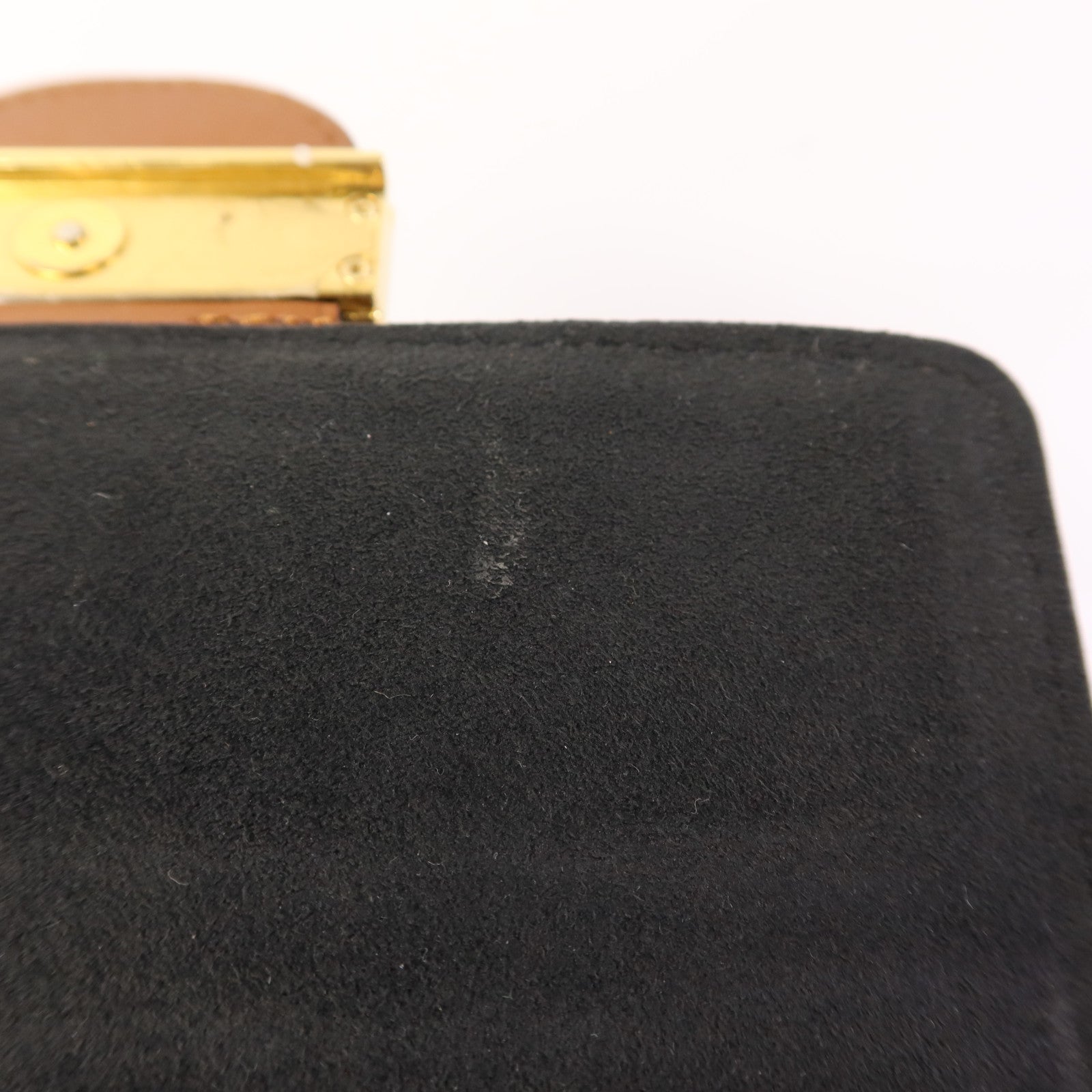 LOUIS VUITTON Monogram Reverse Mini Dauphine金扣肩背袋