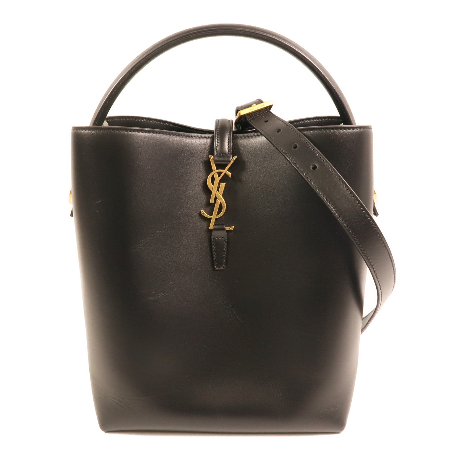 SAINT LAURENT 牛皮皮革Le 37金扣手挽肩背兩用袋