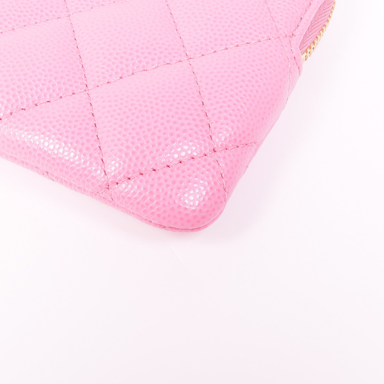 CHANEL 牛皮皮革Coin/Card Purse金扣零錢包/卡片套