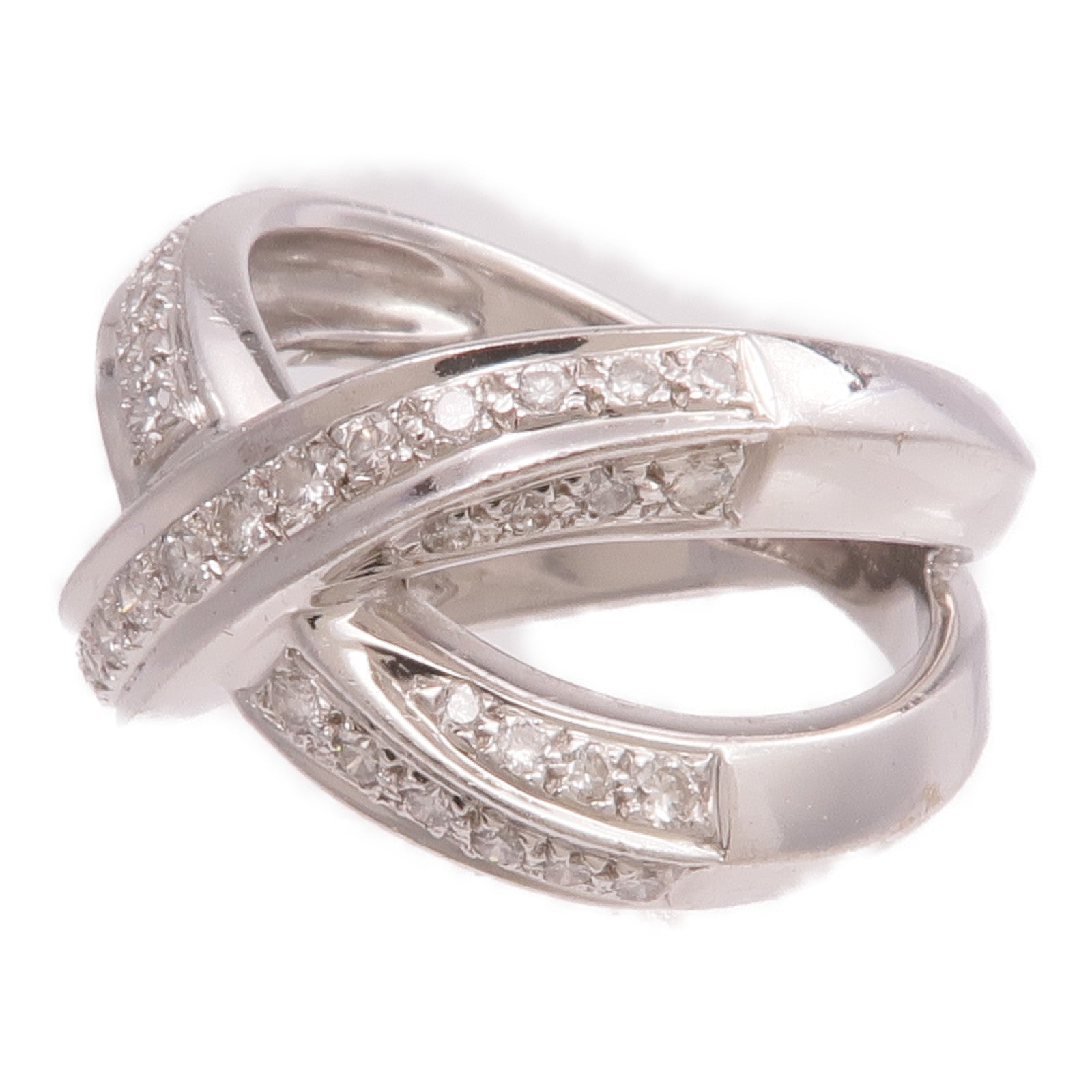 JEWELRY 【激減優惠】18K白金Diamond Ring鑽石戒指US#5.75