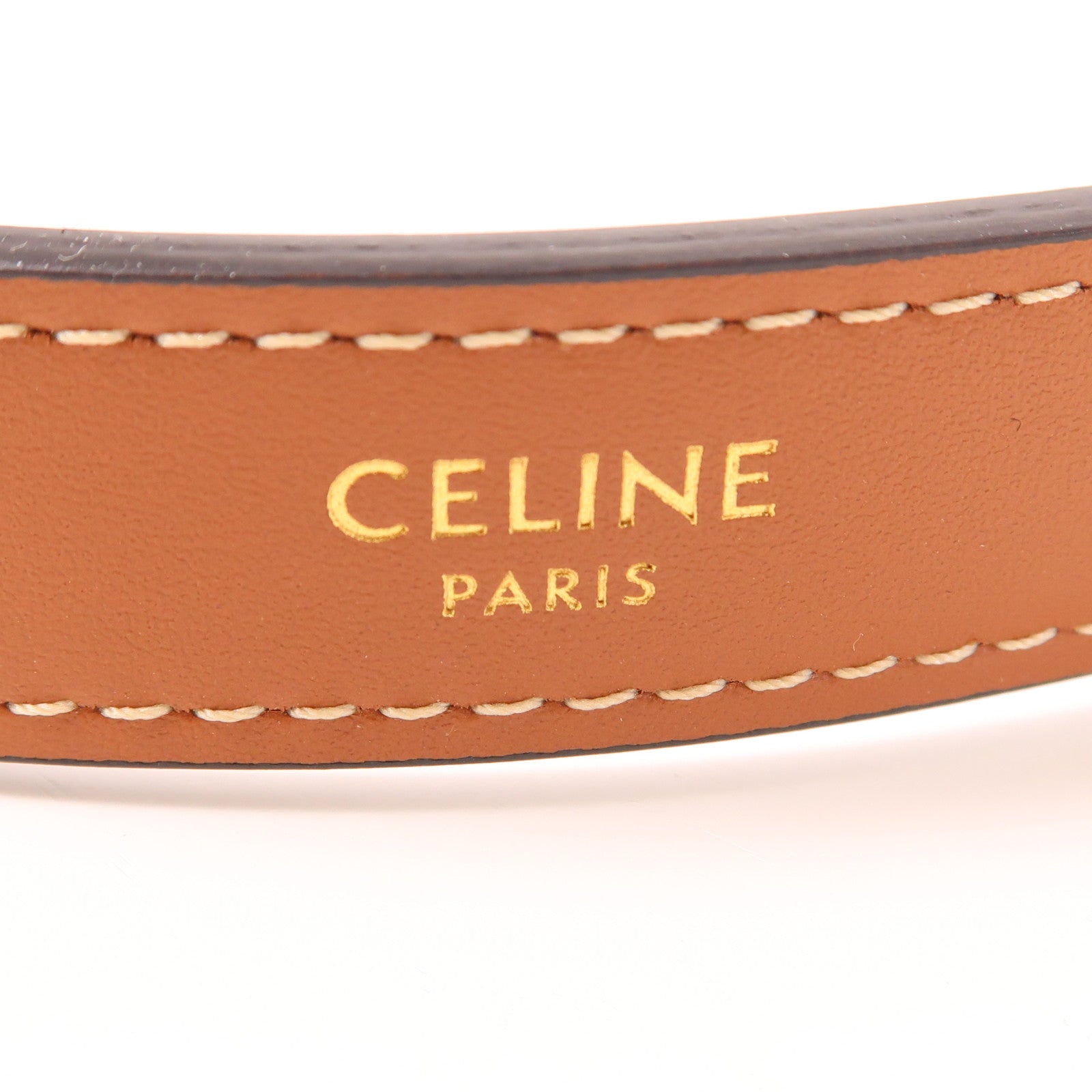 CELINE 塗層帆布Ava金扣肩背袋