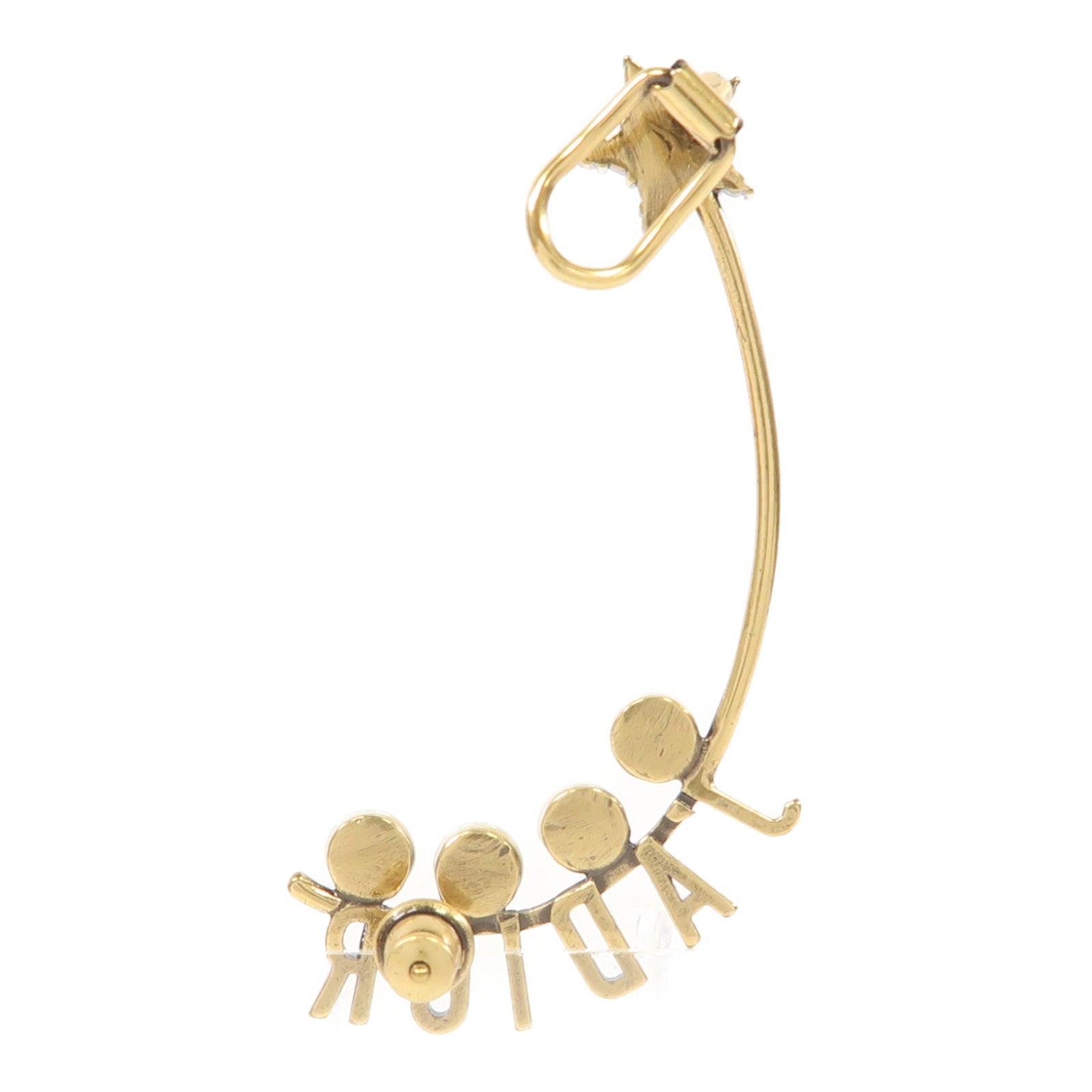 Dior 金屬J'Adior Earrings耳環金色