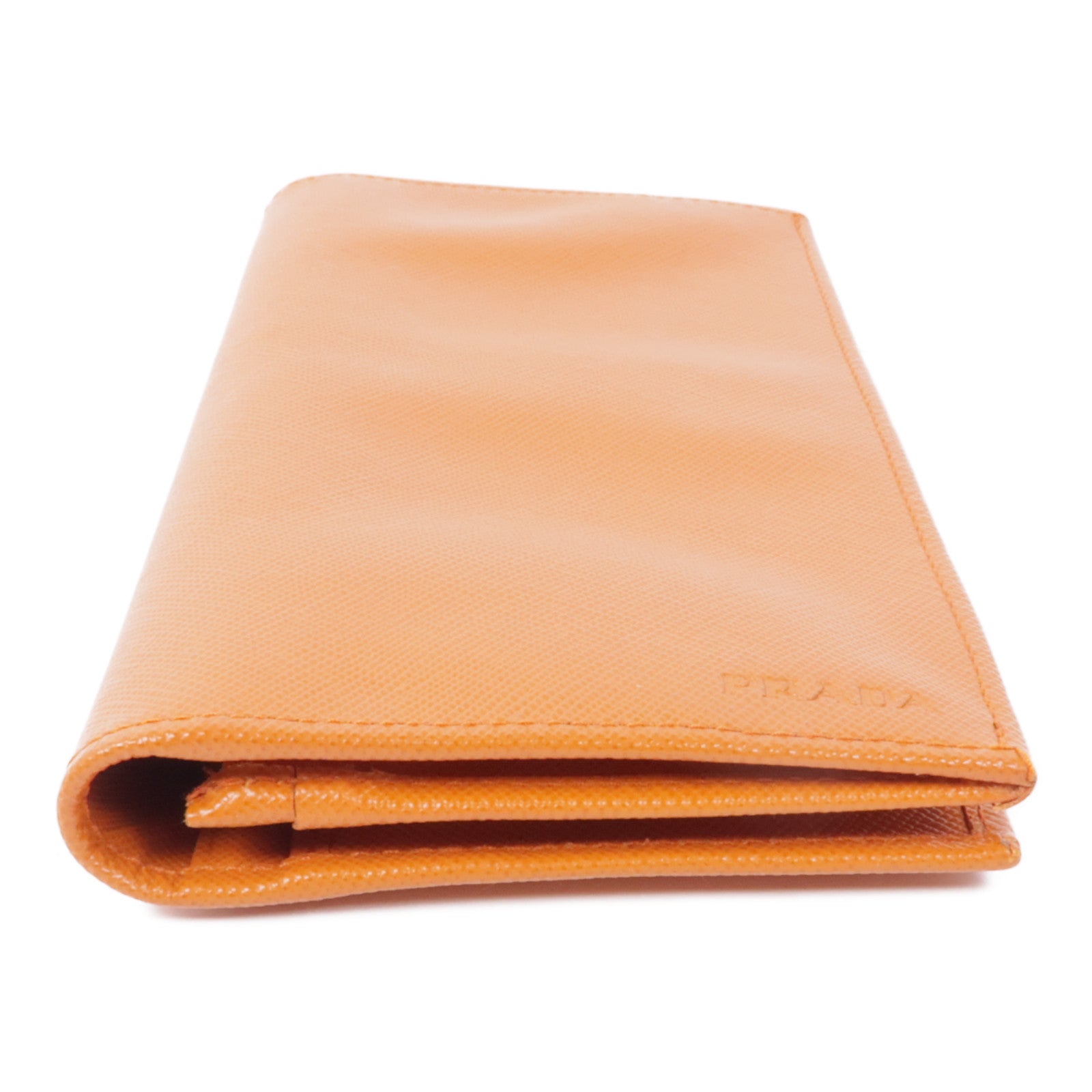 PRADA Saffiano皮革Long Wallet銀扣長錢包