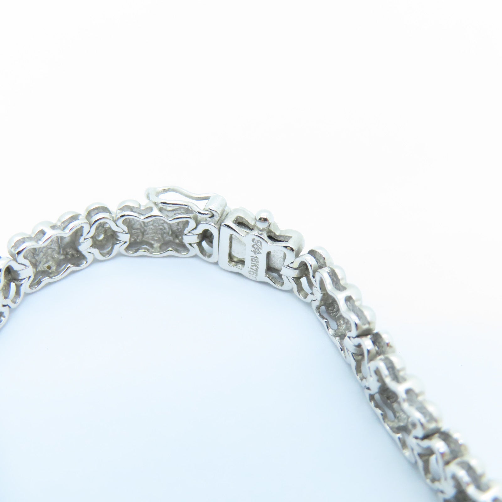 JEWELRY 【激減優惠】18K白金Diamond Bracelet 鑽石手鏈
