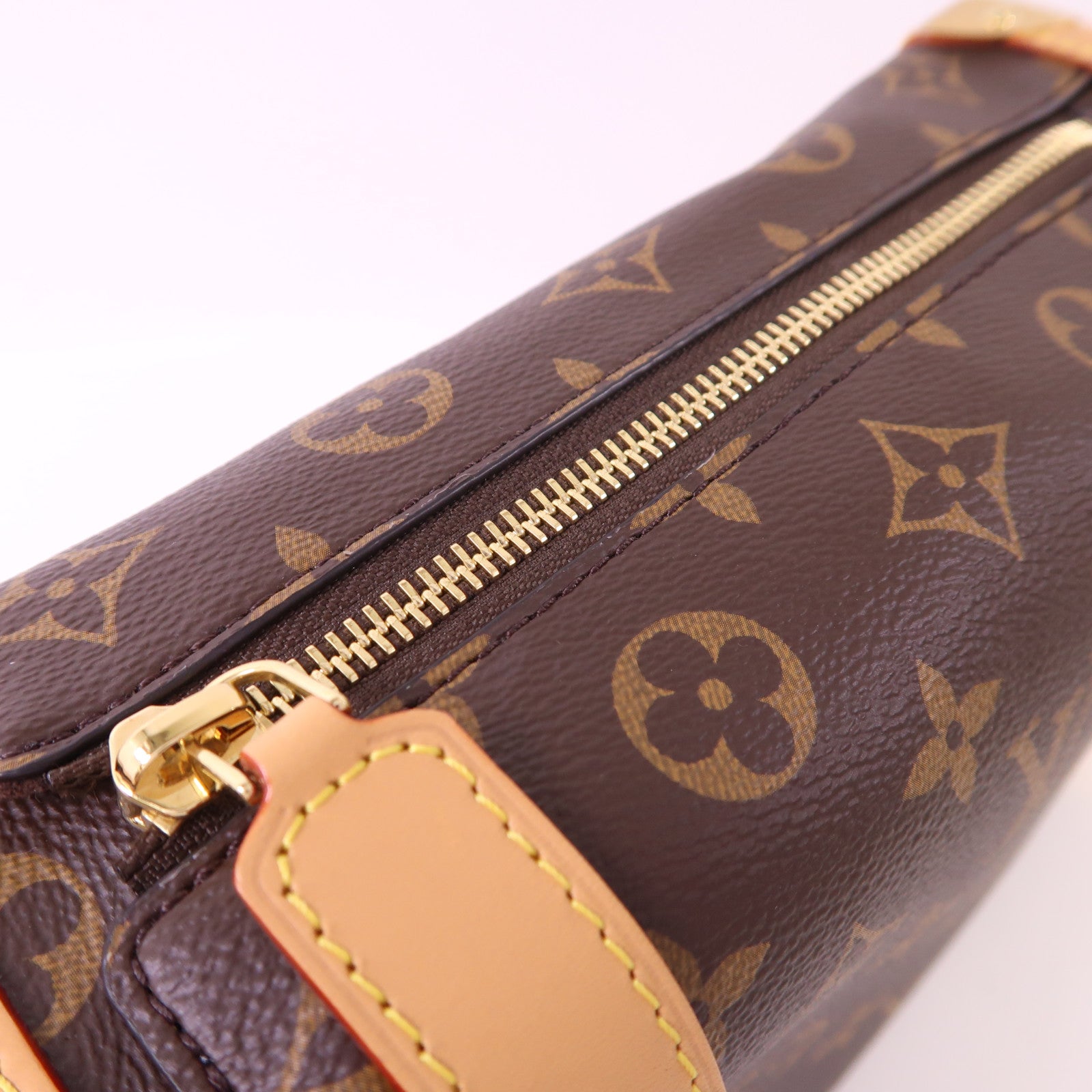 LOUIS VUITTON Monogram Side Trunk MM金扣手挽肩背兩用袋