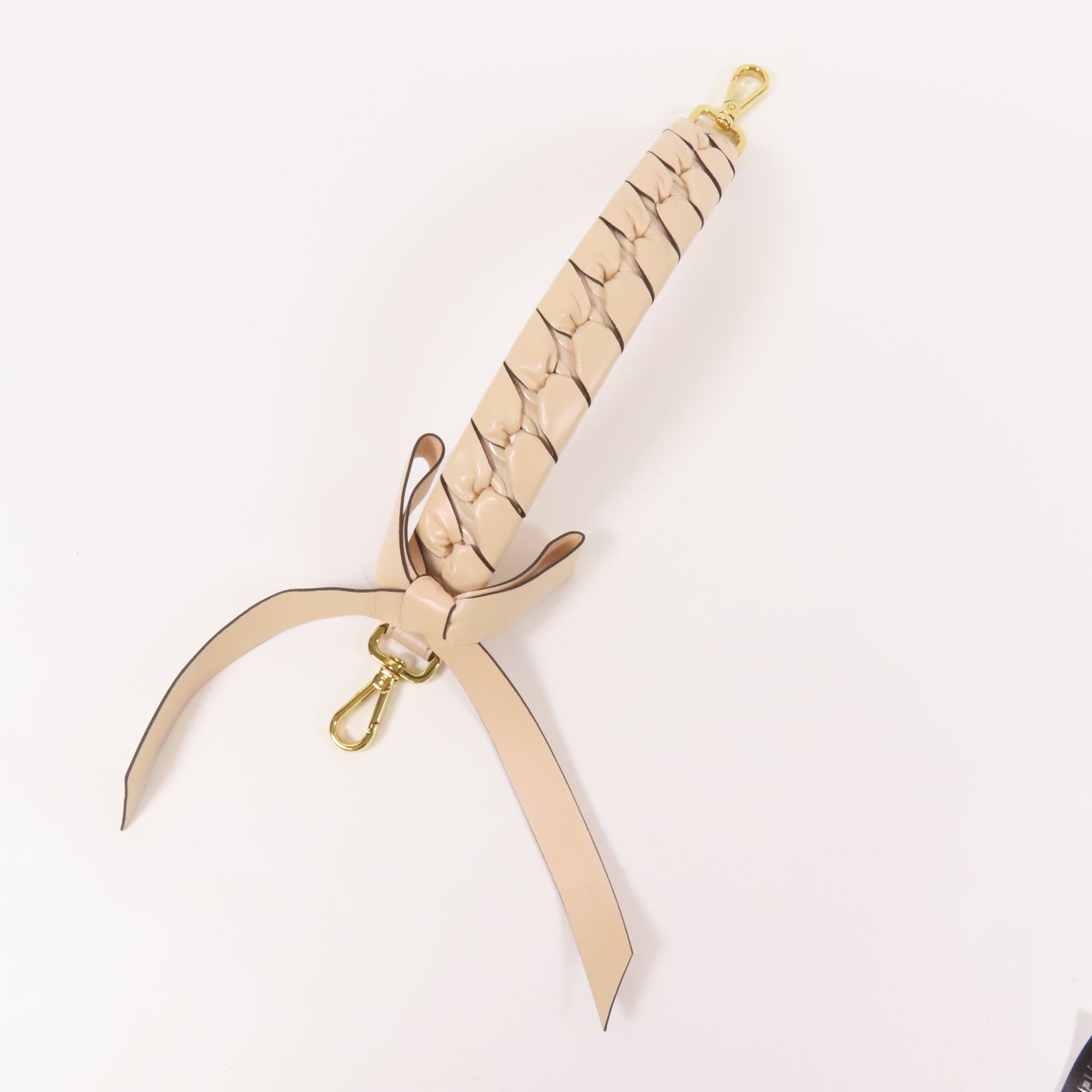 FENDI 牛皮皮革Strap金扣手提帶