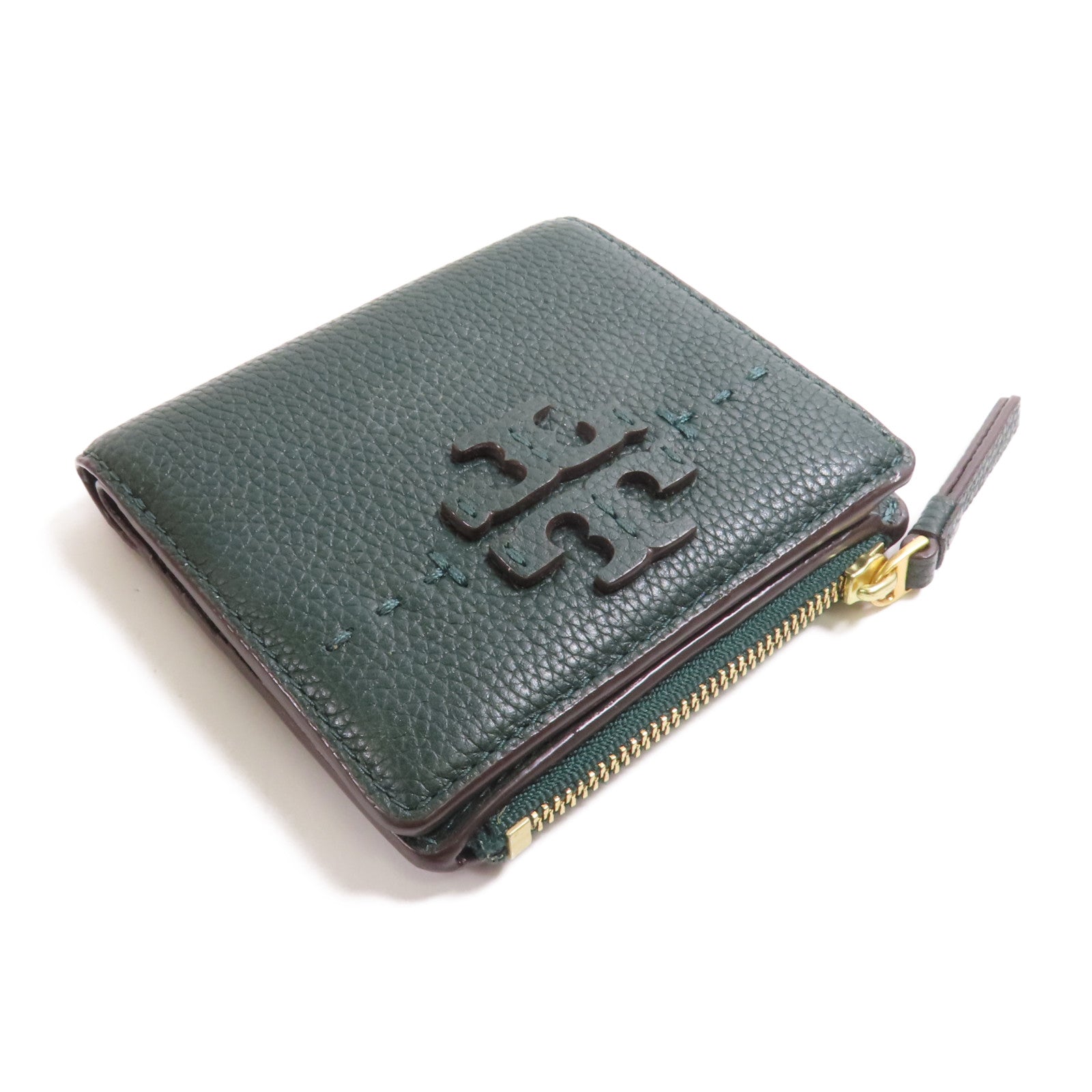 Tory Burch 牛皮皮革Wallet金扣錢包