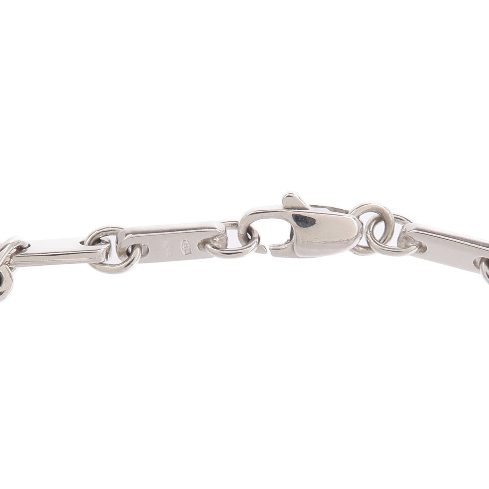 CARTIER 18K白金Figaro Bracelet手鏈