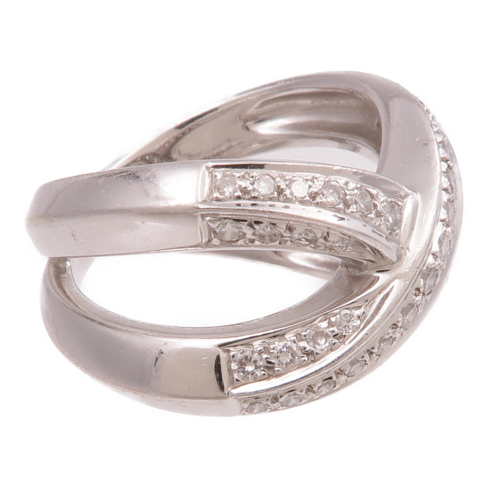 JEWELRY 【激減優惠】18K白金Diamond Ring鑽石戒指US#5.75