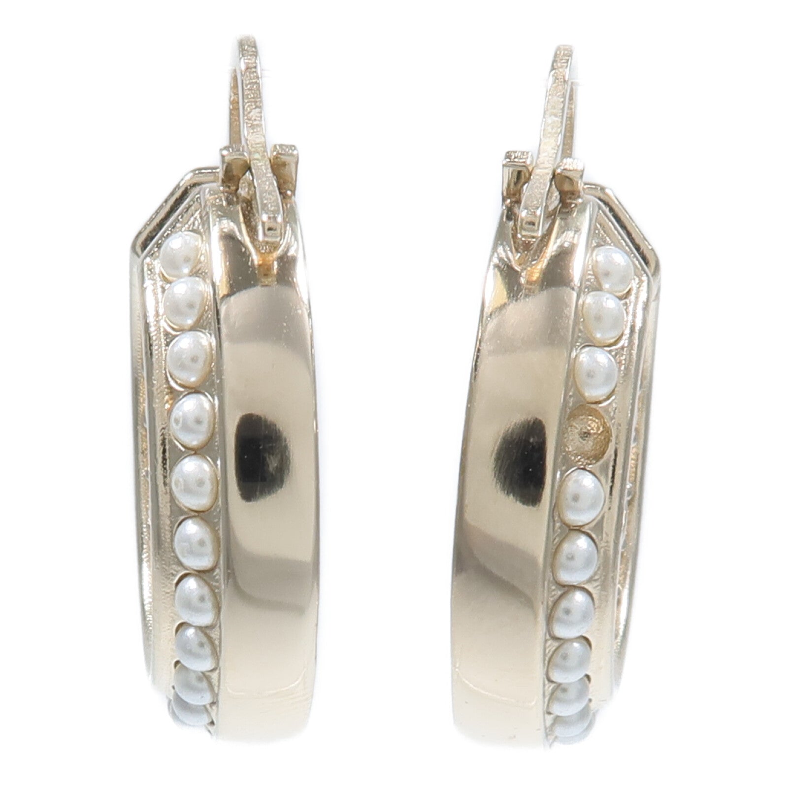 CHANEL 金屬Hoop Earrings耳環