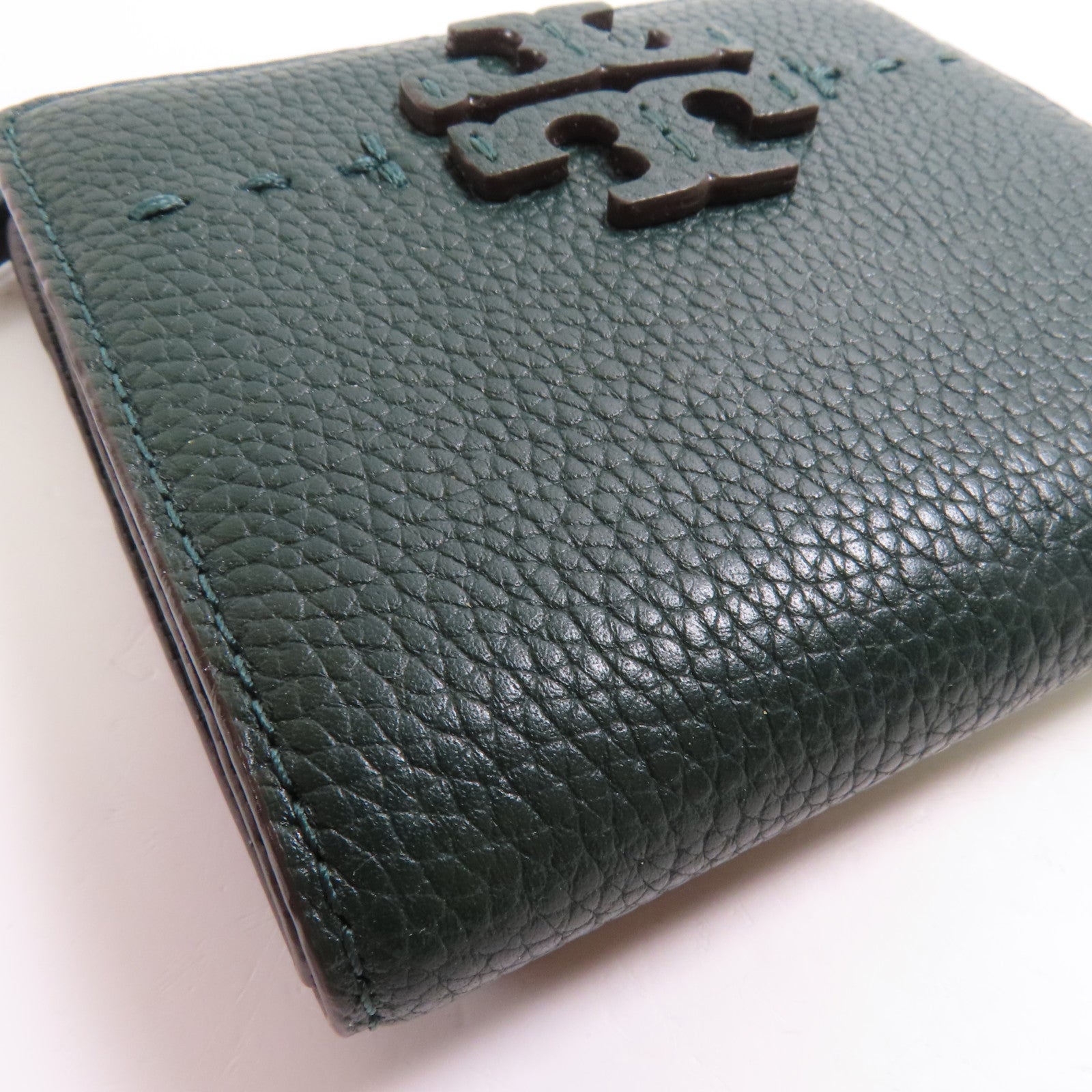 Tory Burch 牛皮皮革Wallet金扣錢包
