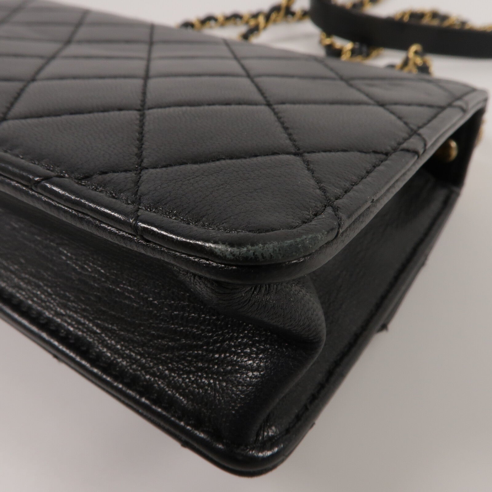CHANEL 羊皮皮革Chain Shoulder鏈帶肩背袋