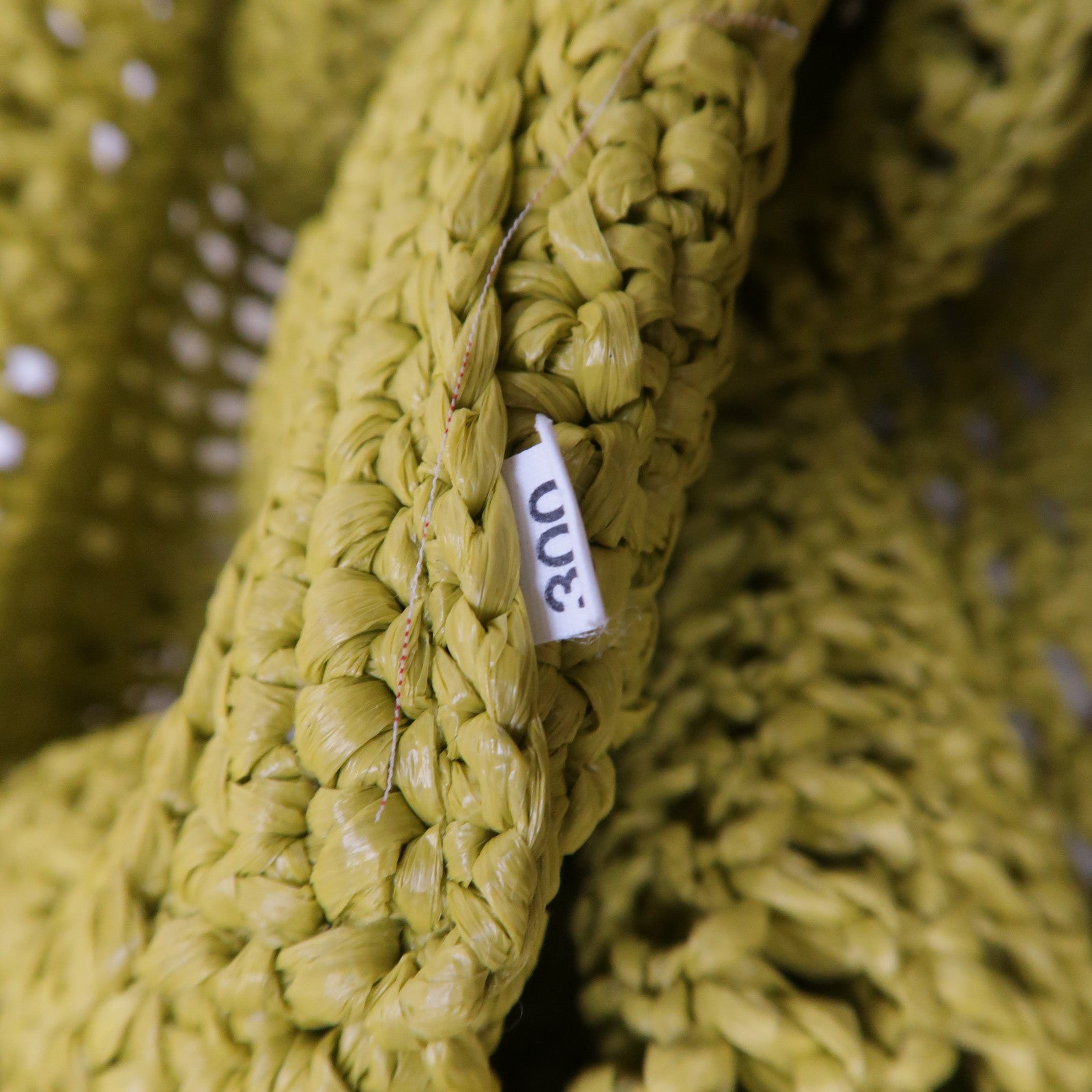 PRADA 酒椰Raffia Tote Bag手挽袋黃色