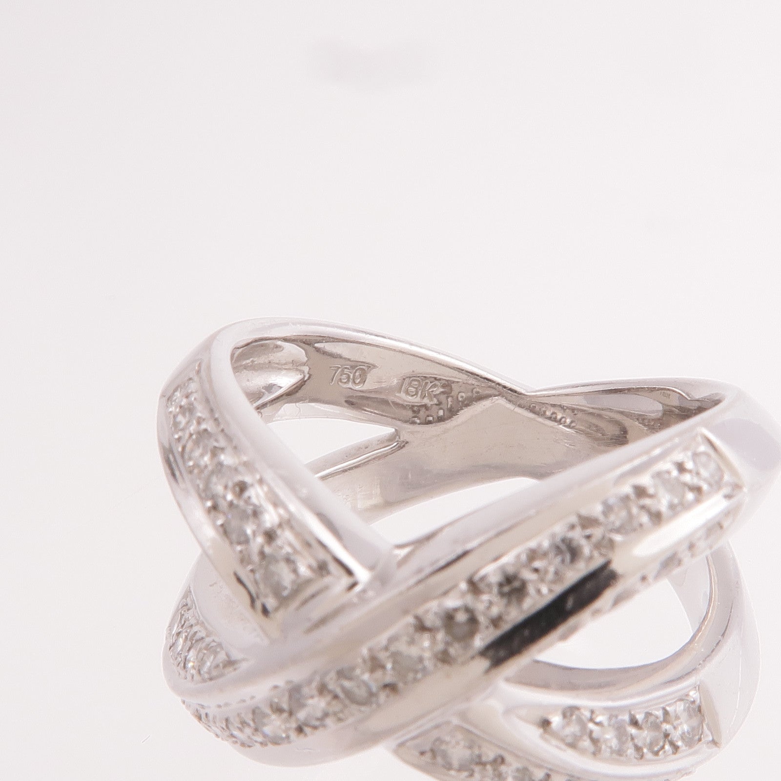 JEWELRY 【激減優惠】18K白金Diamond Ring鑽石戒指US#5.75