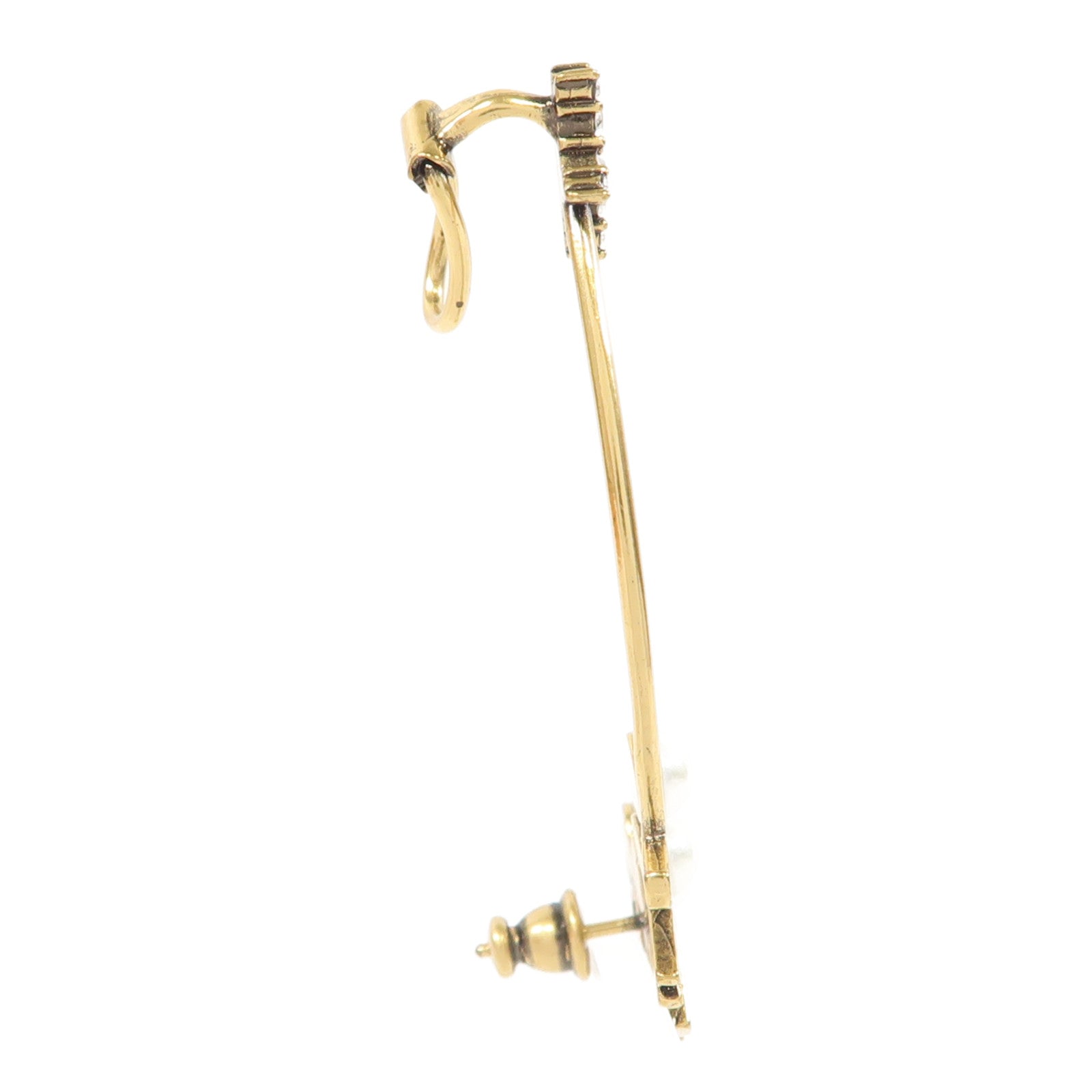 Dior 金屬J'Adior Earrings耳環金色