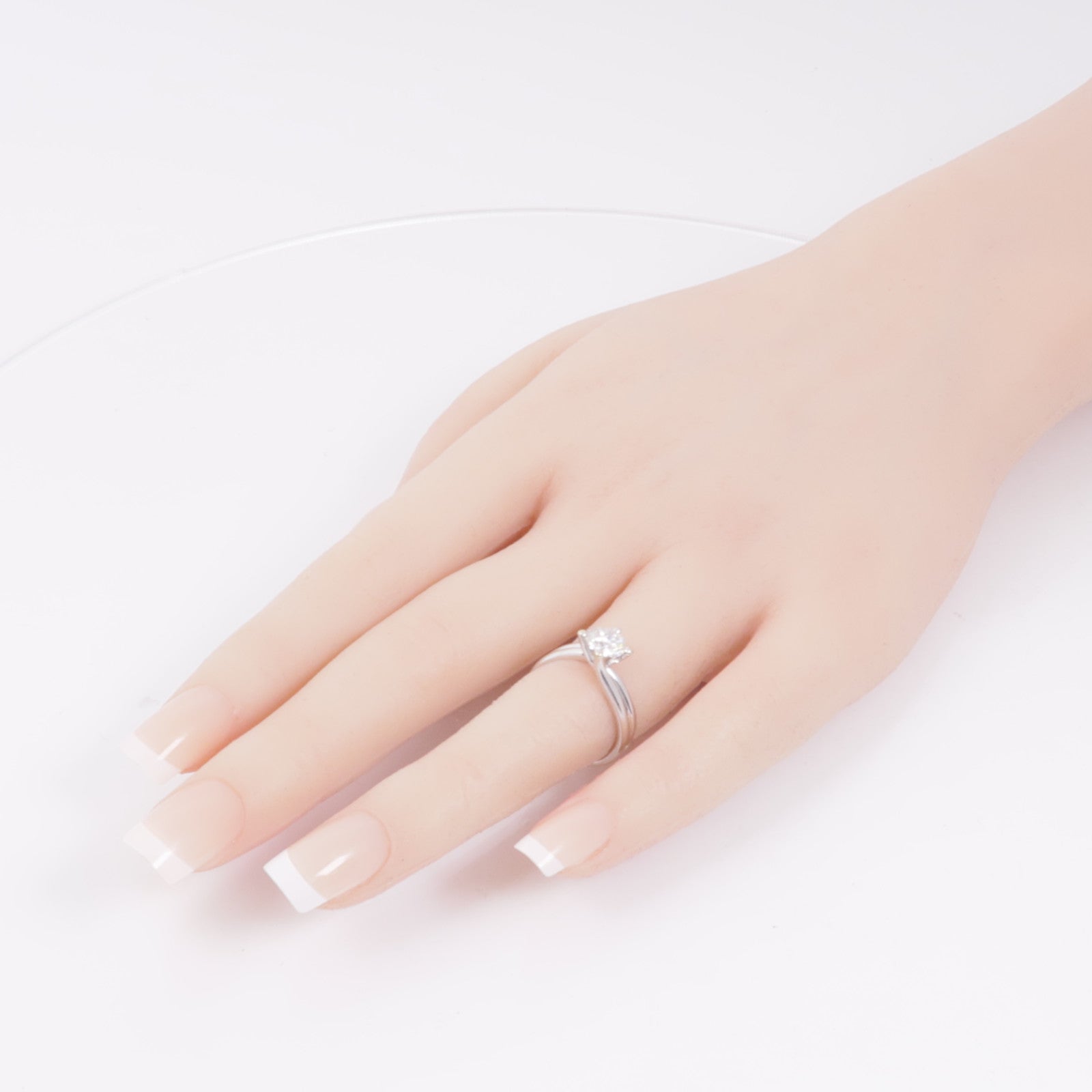 JEWELRY 18K白金Diamond Ring鑽石戒指US#4.75
