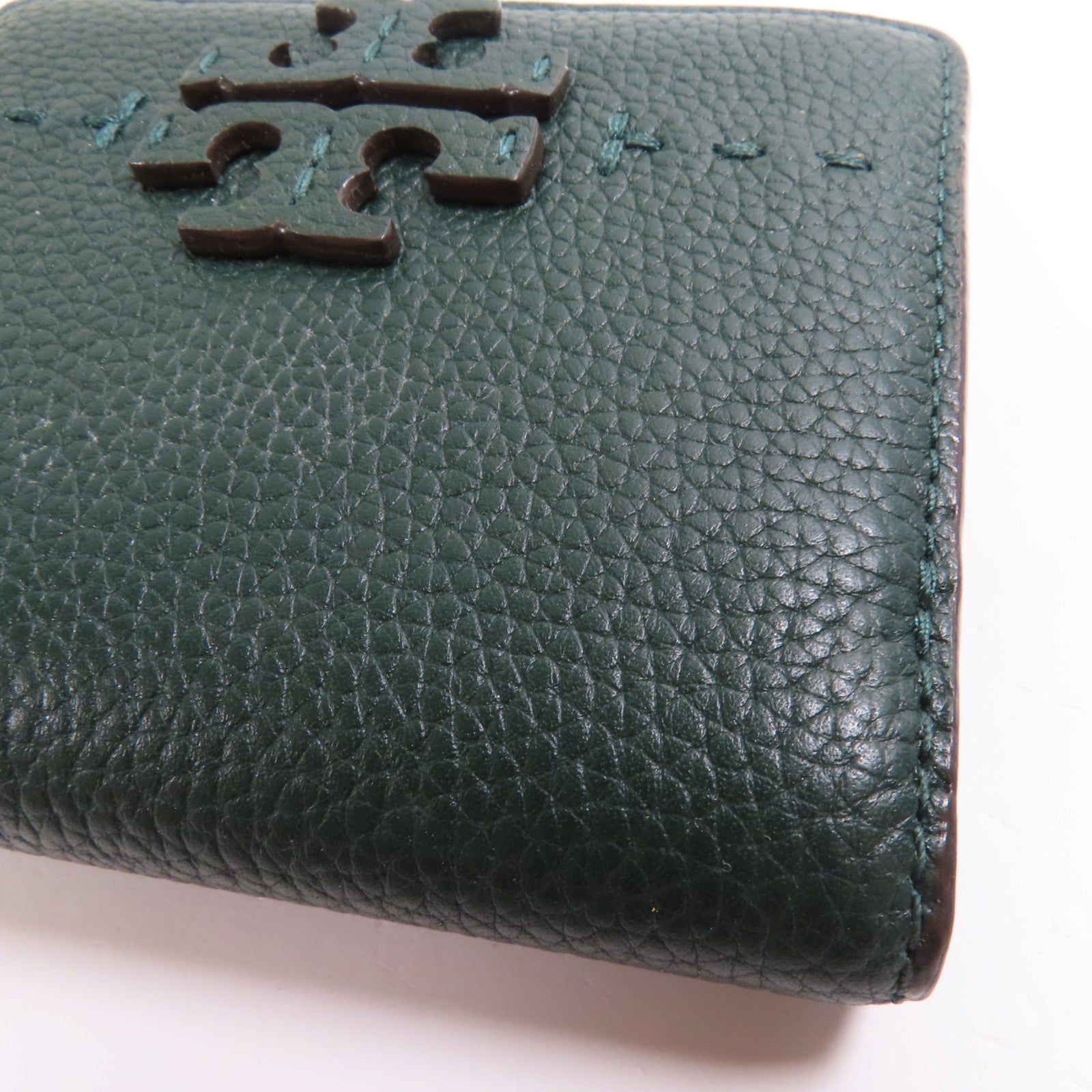 Tory Burch 牛皮皮革Wallet金扣錢包