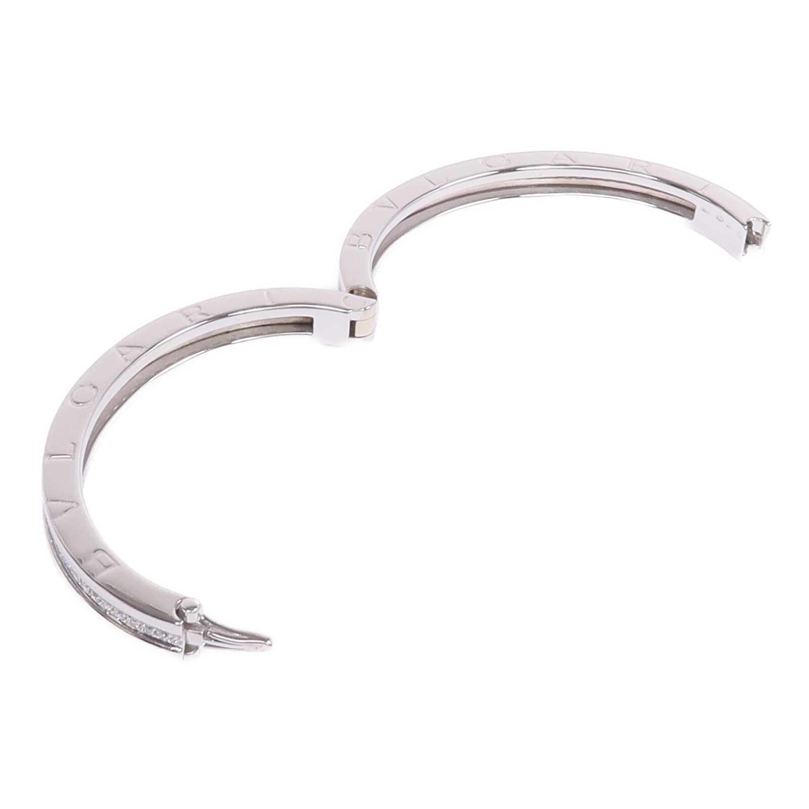 BVLGARI 18K白金B.zero 1 Bracelet鑽石手鐲