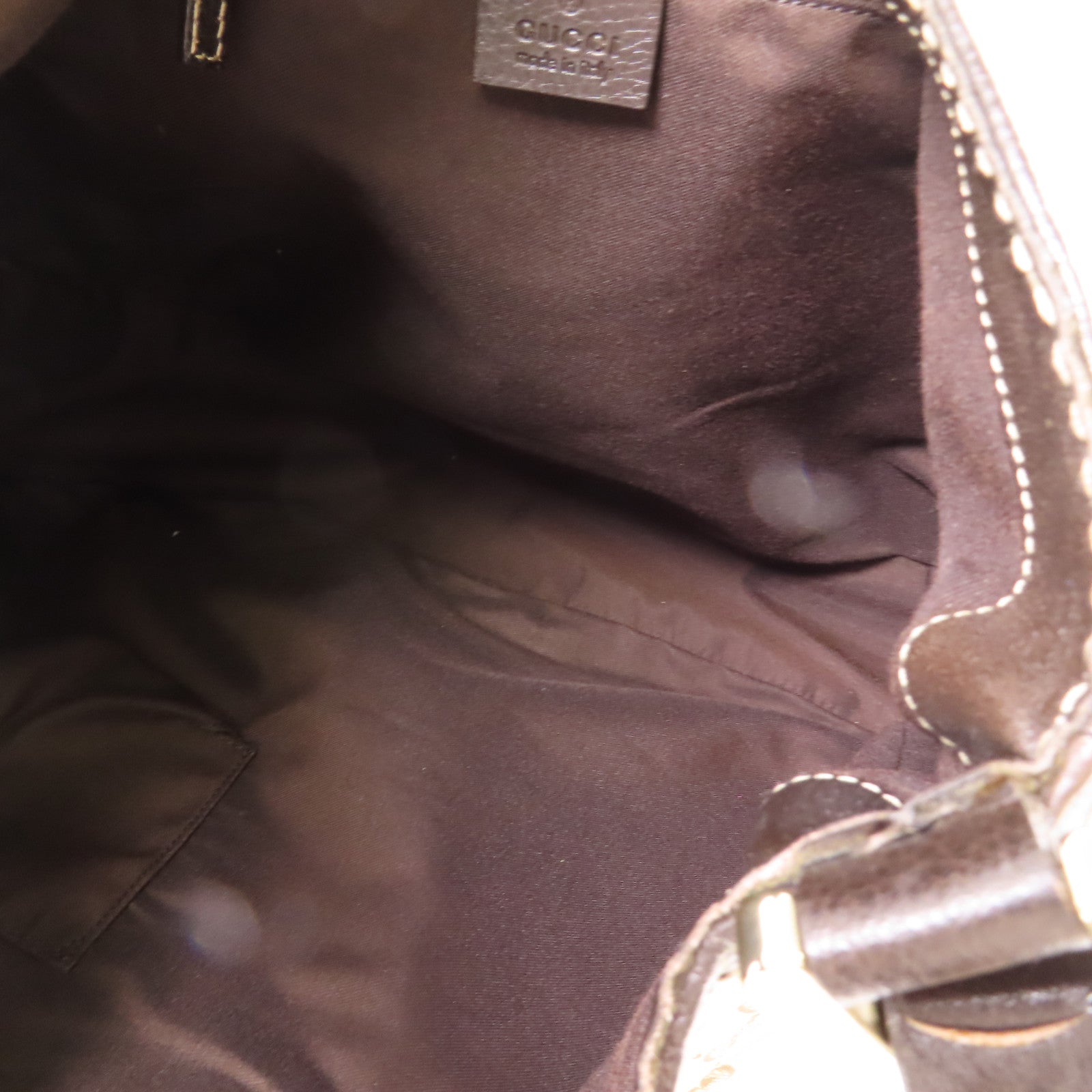 GUCCI 帆布New Web Guccissima金扣肩背袋