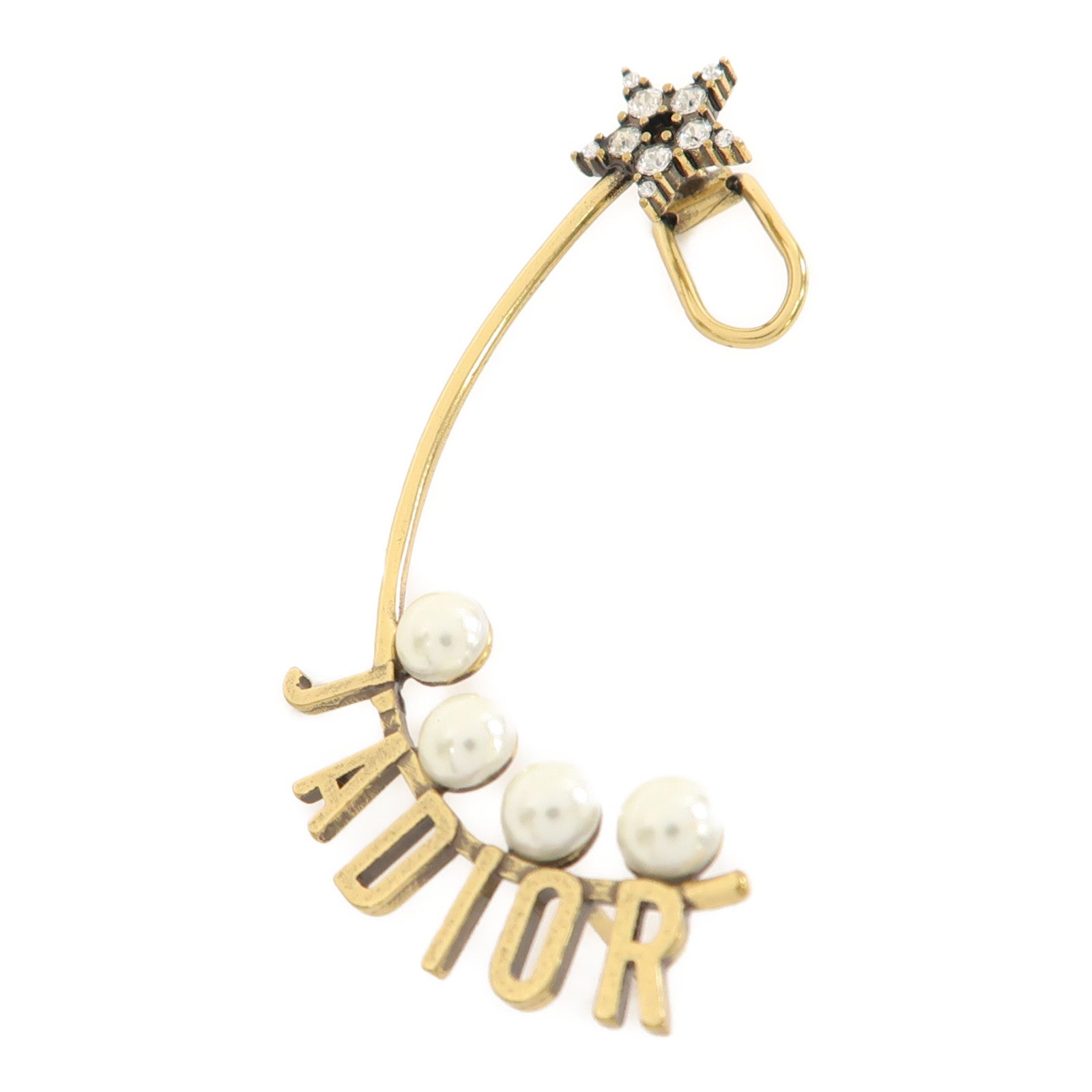 Dior 金屬J'Adior Earrings耳環金色