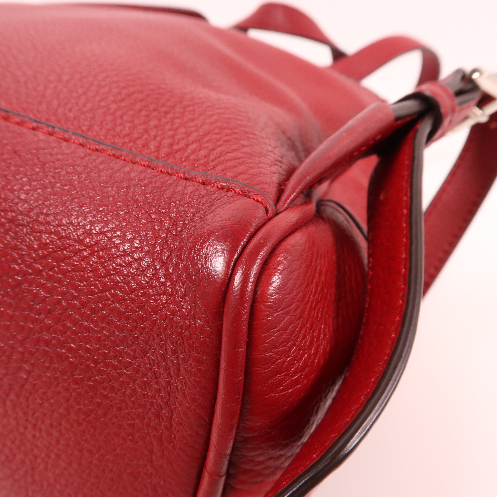 Michael Kors 牛皮皮革Backpack銀扣背包