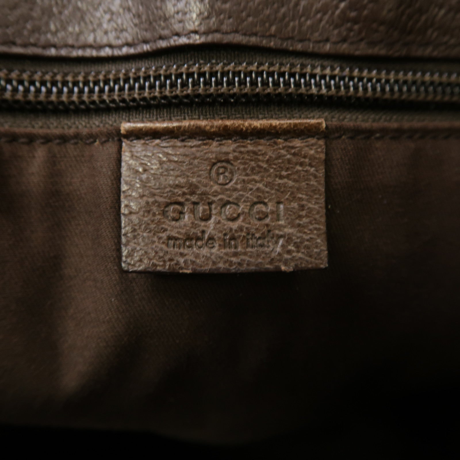 GUCCI 【激減優惠】帆布Shoulder Bag銀扣肩背袋啡色