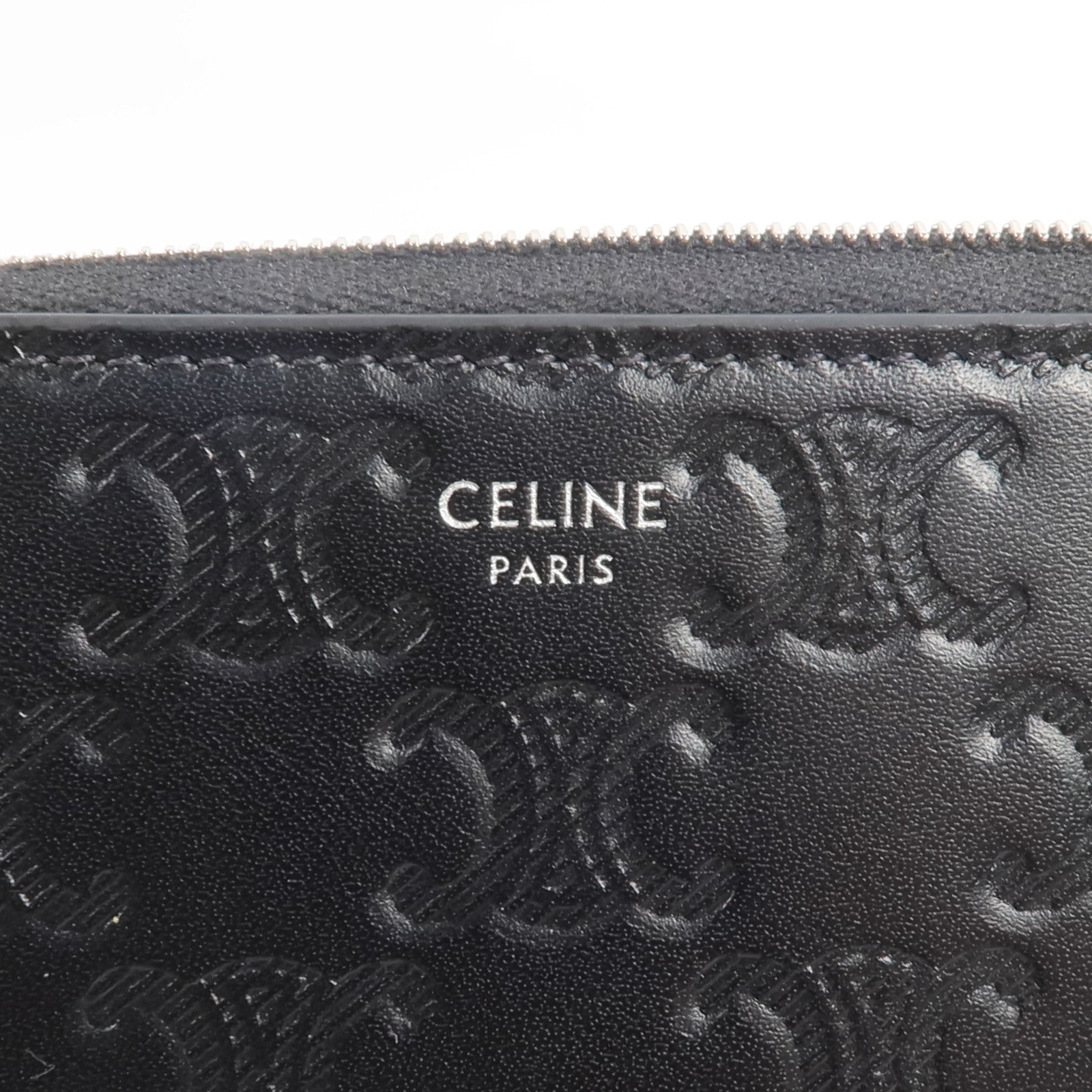 CELINE 牛皮皮革Long Zipped Wallet長錢包