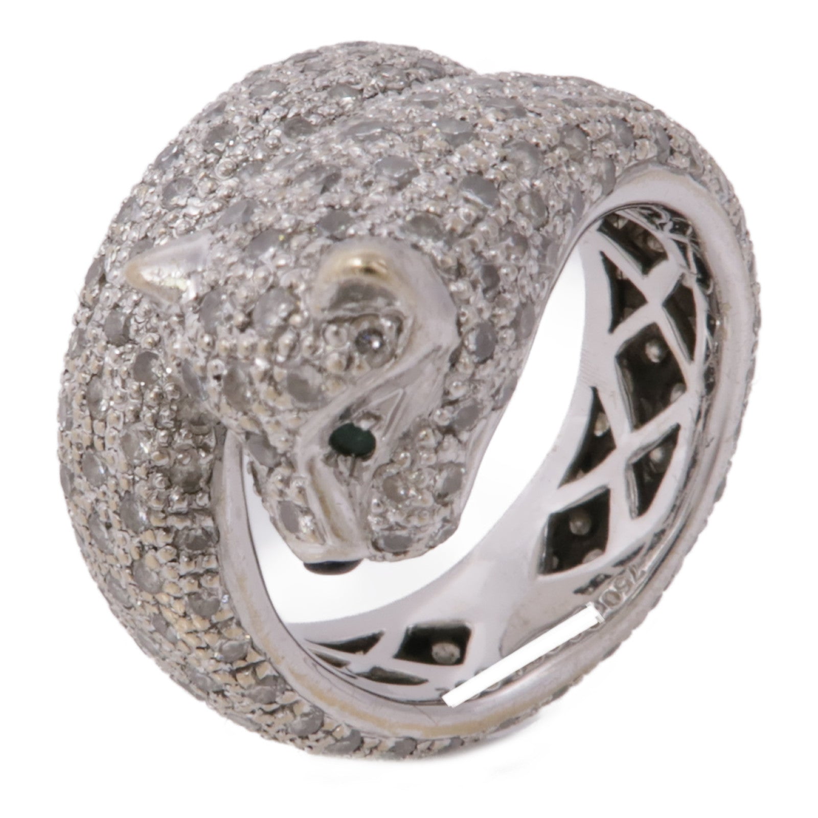 JEWELRY 【激減優惠】18K白金Diamond Ring鑽石戒指US#7.25