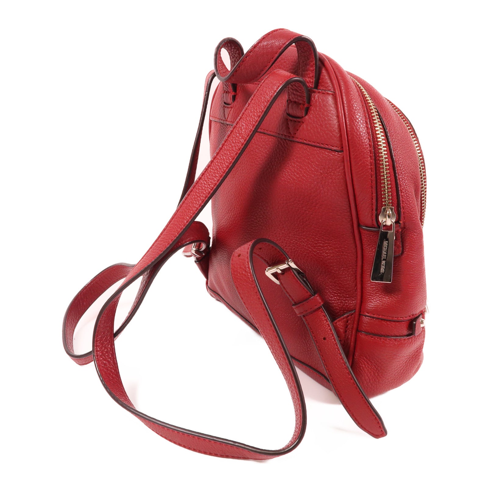 Michael Kors 牛皮皮革Backpack銀扣背包