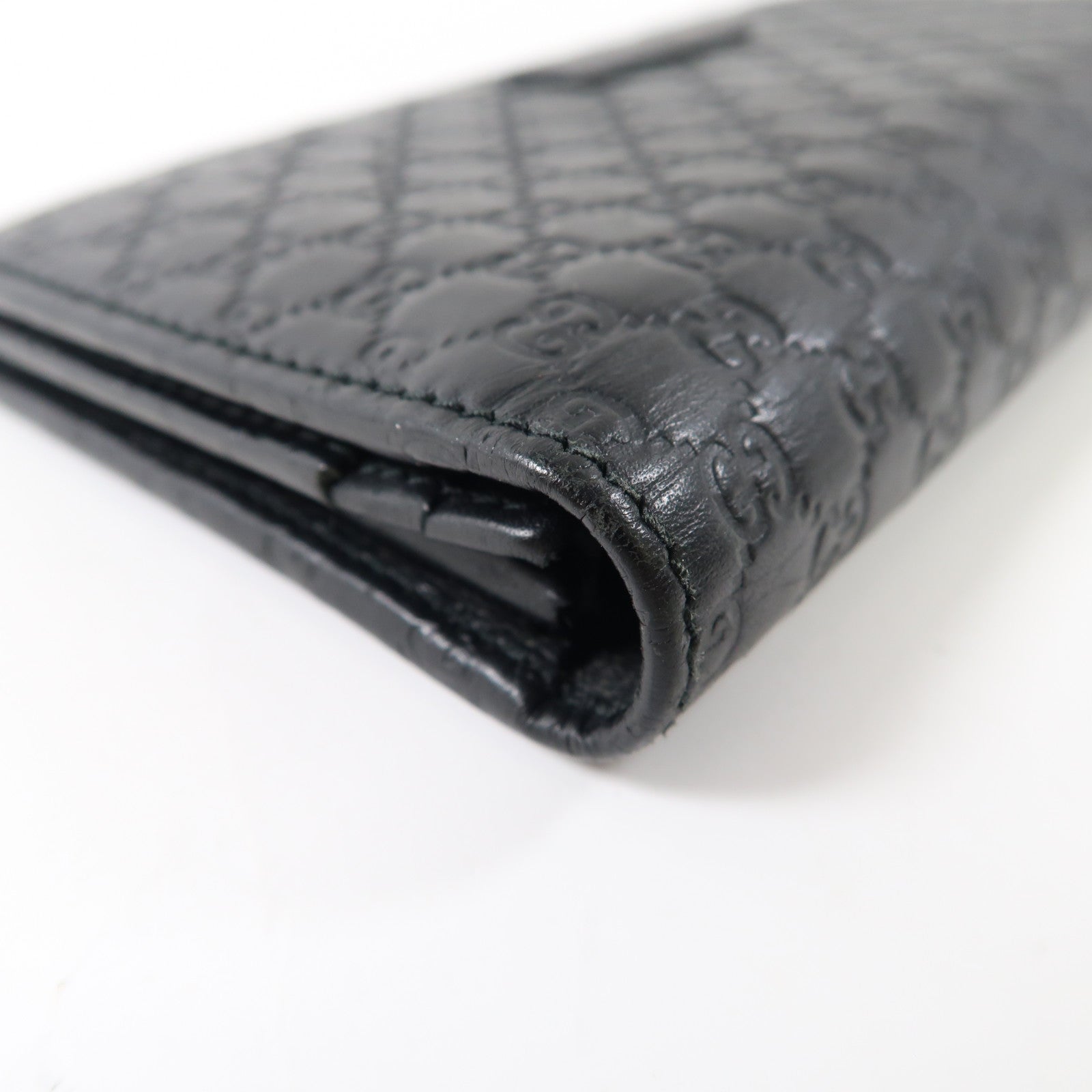GUCCI 牛皮皮革Long Wallet長錢包黑色