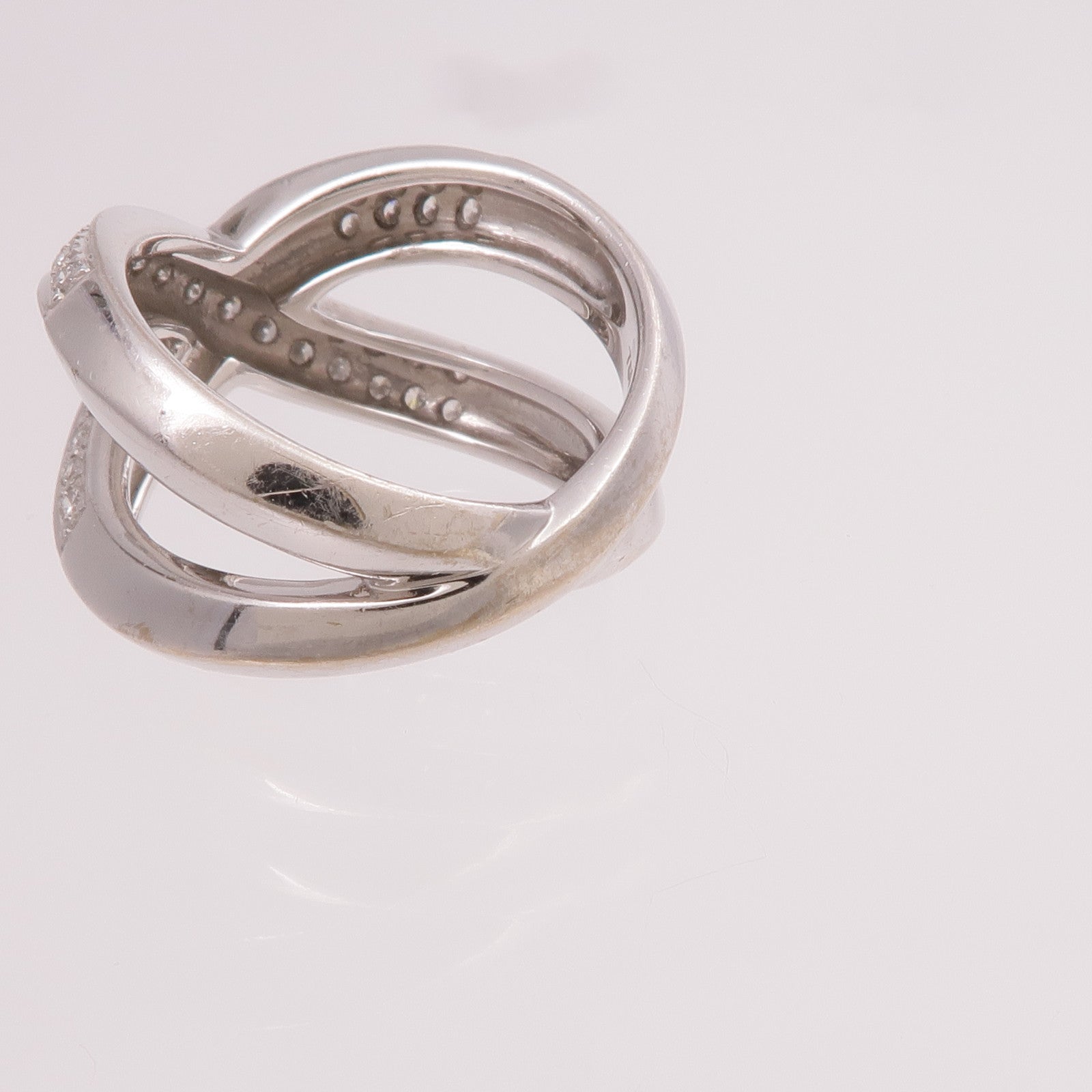 JEWELRY 【激減優惠】18K白金Diamond Ring鑽石戒指US#5.75