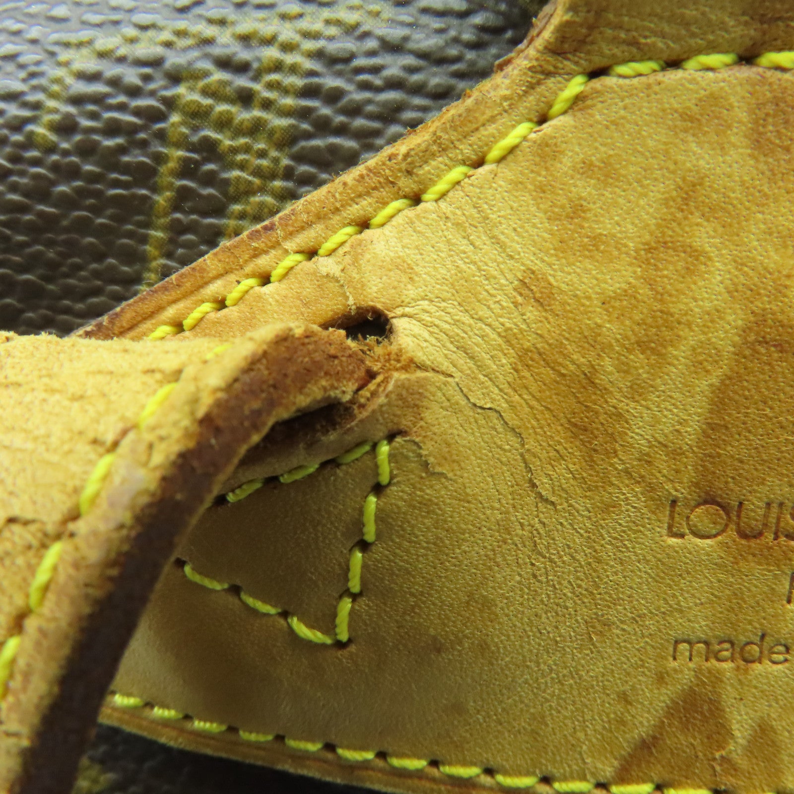 LOUIS VUITTON Monogram Montsouris MM金扣背包啡色