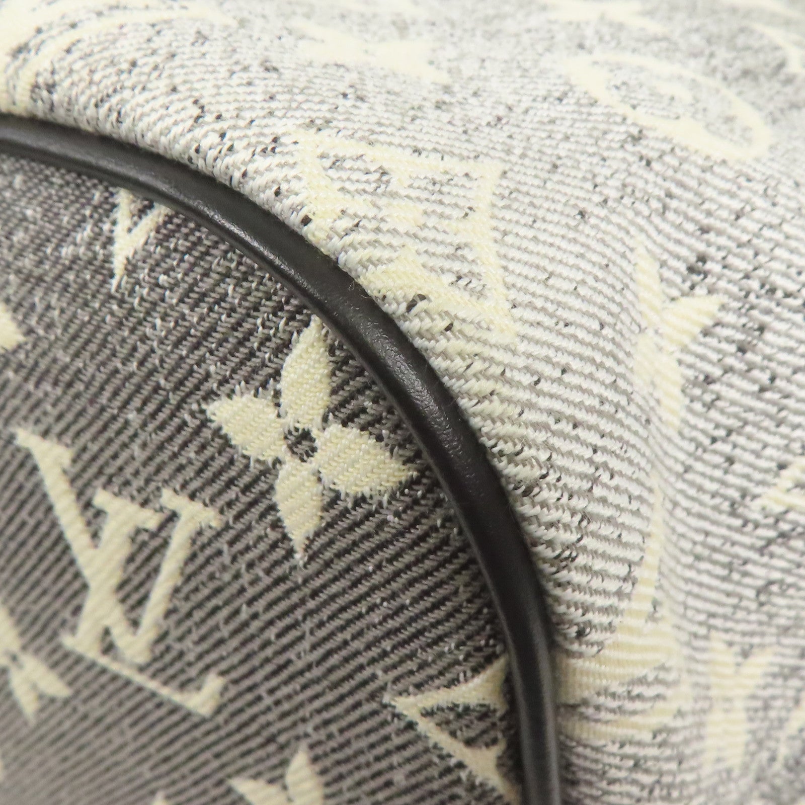 LOUIS VUITTON Monogram Jaquard Neverfull MM銀扣肩背袋