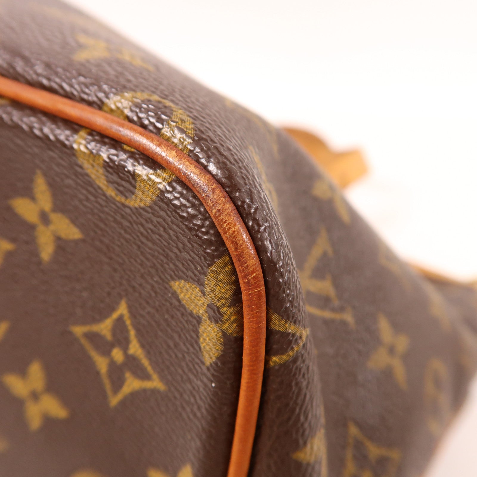LOUIS VUITTON LV GHW Palermo PM 2 Way Shoulder Bag M40145 Monogram Brown