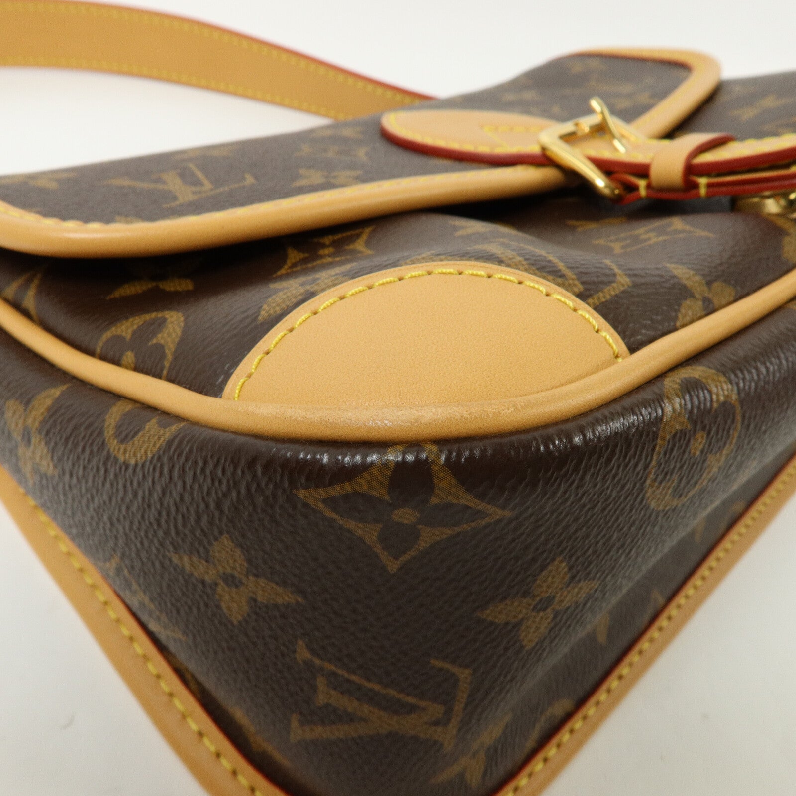 LOUIS VUITTON Monogram Diane金扣手挽肩背兩用袋