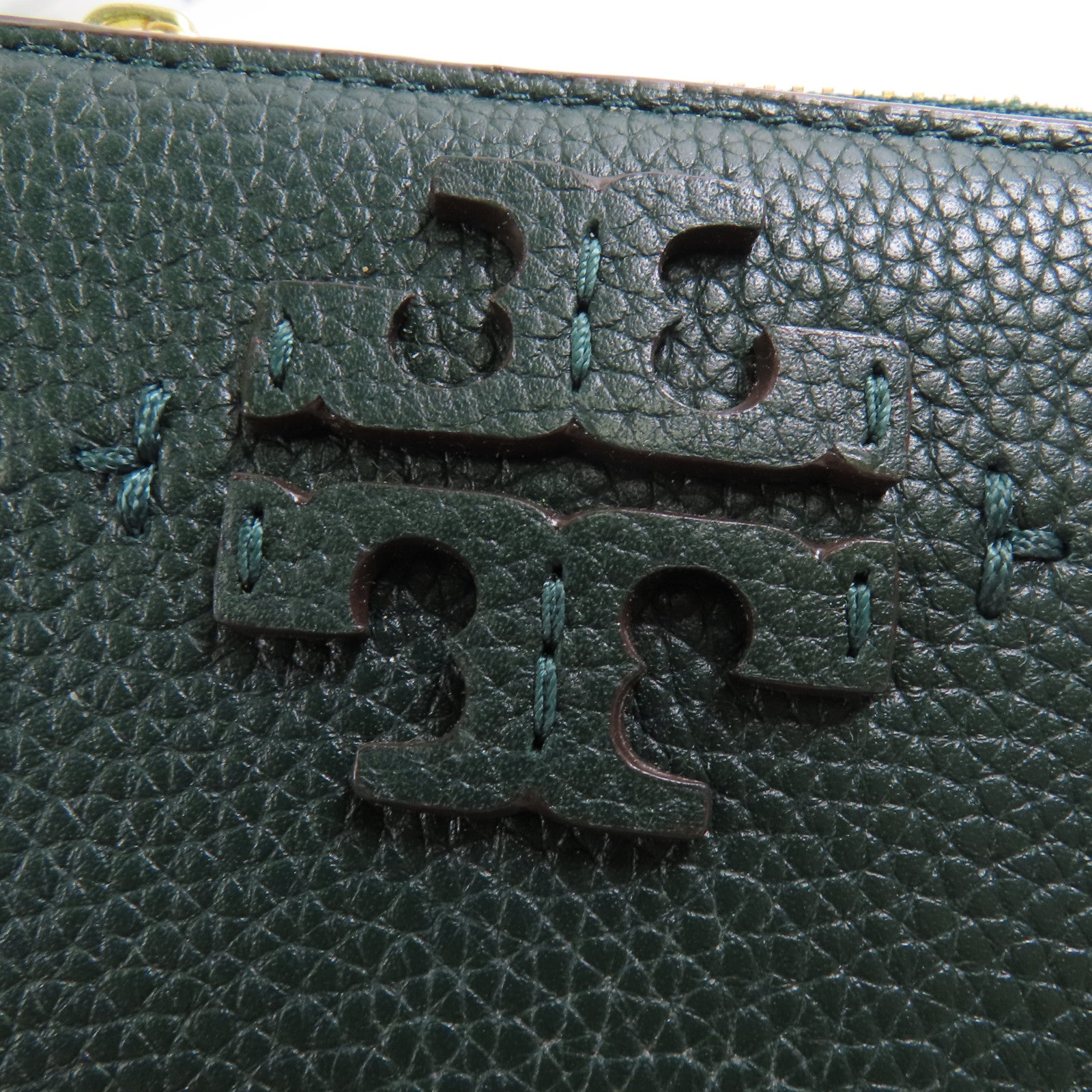 Tory Burch 牛皮皮革Wallet金扣錢包
