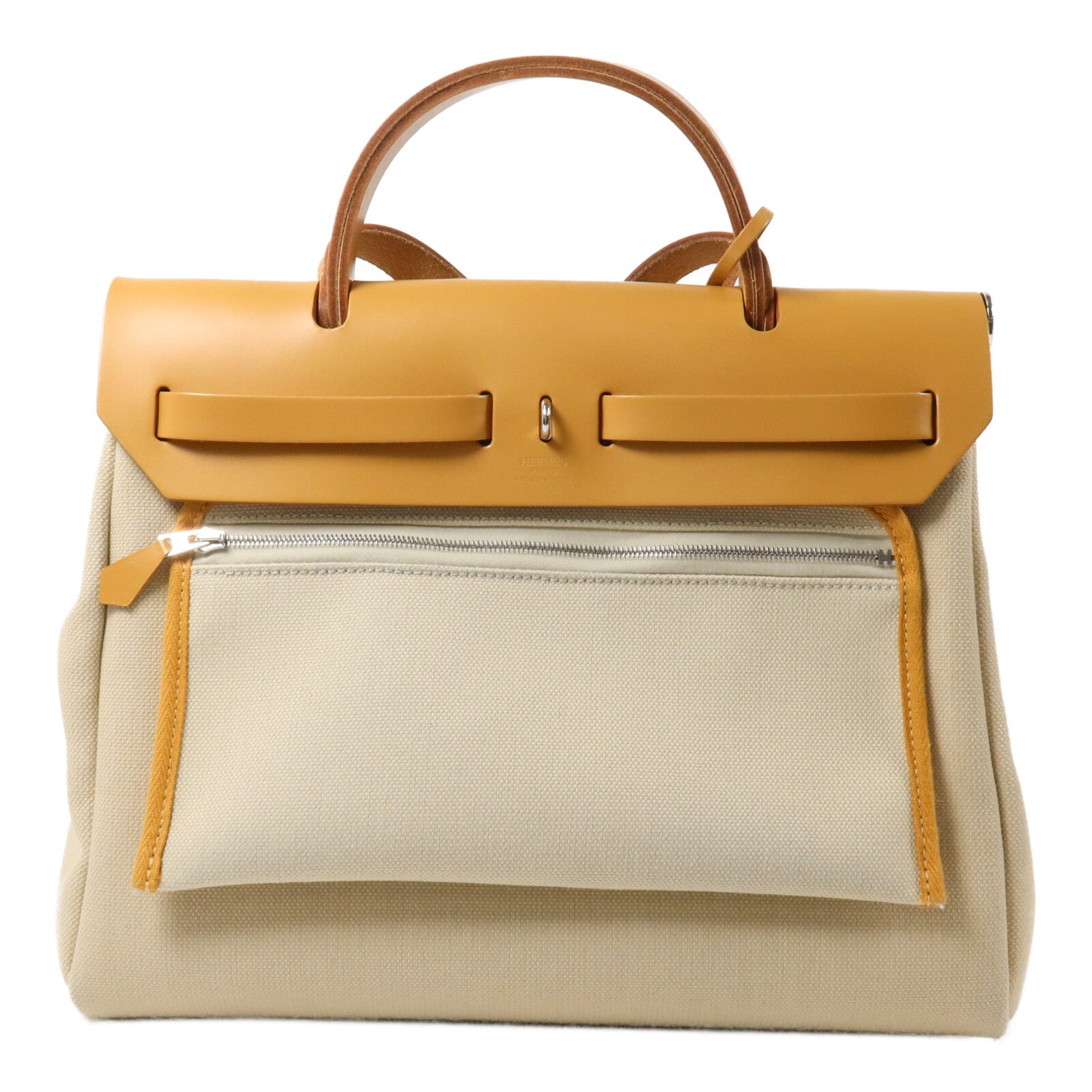 HERMES 帆布Herbag PM手挽肩背兩用袋Trench