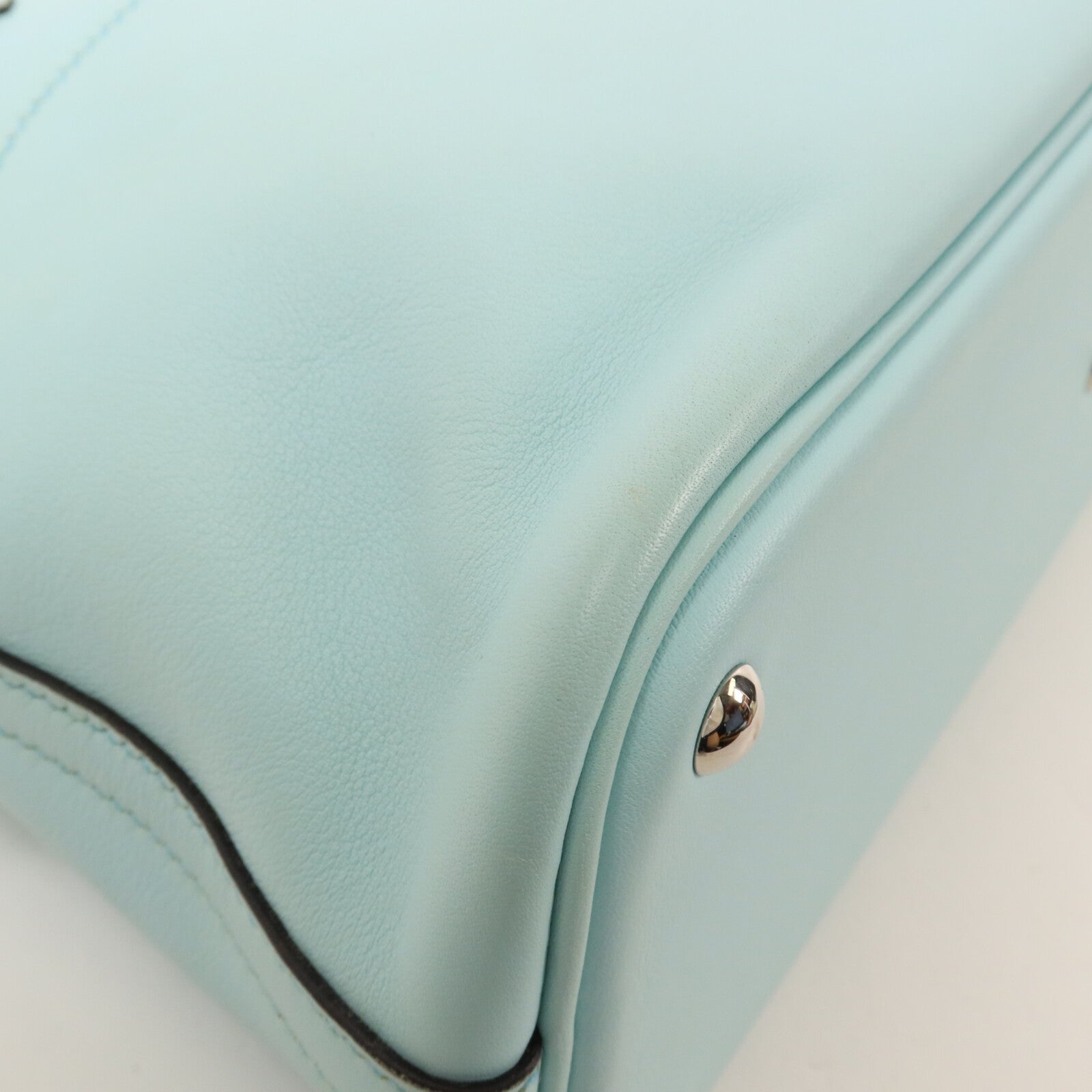 HERMES Swift皮革Bolide 27手挽肩背兩用袋Bleu Zephyr