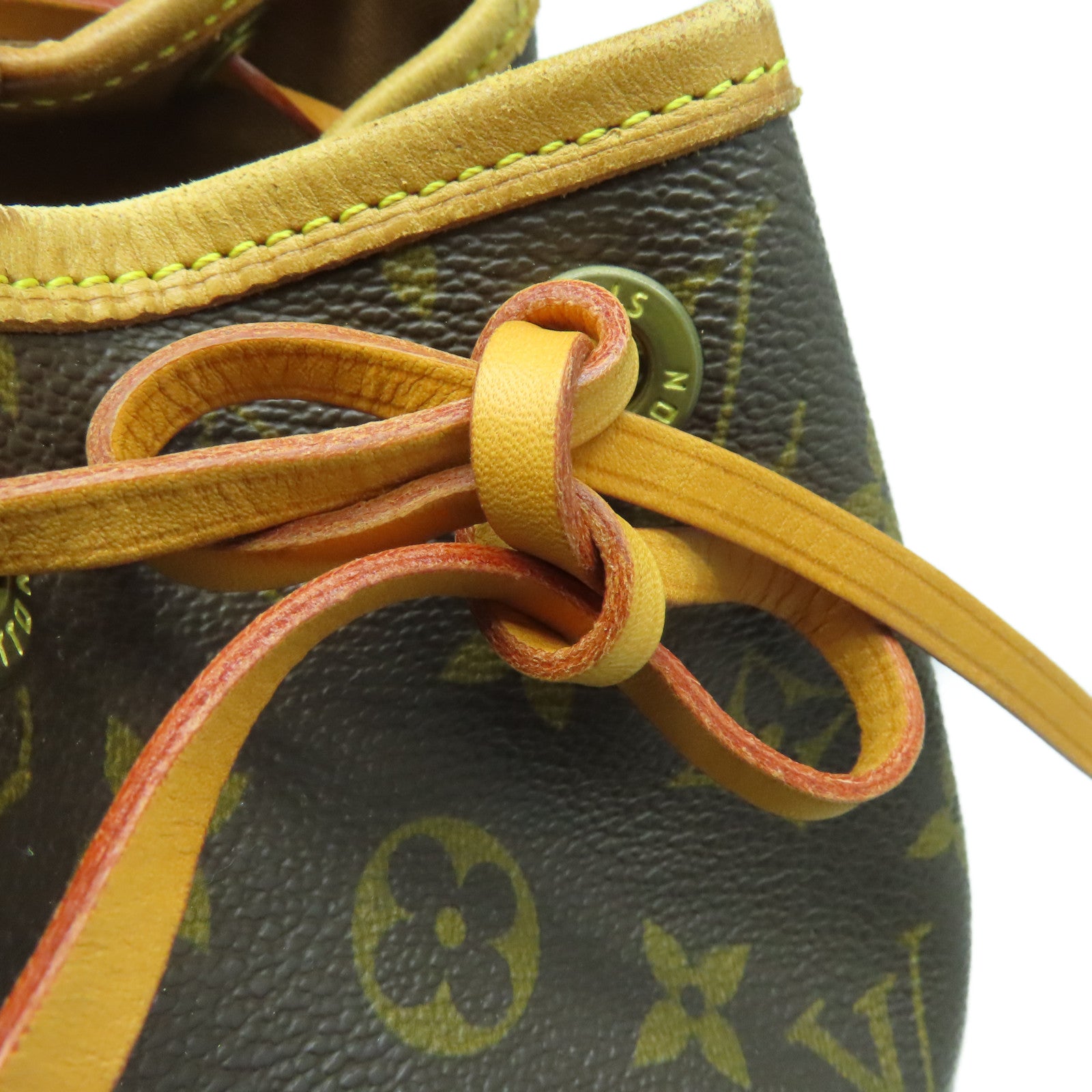 LOUIS VUITTON Monogram Montsouris MM金扣背包啡色