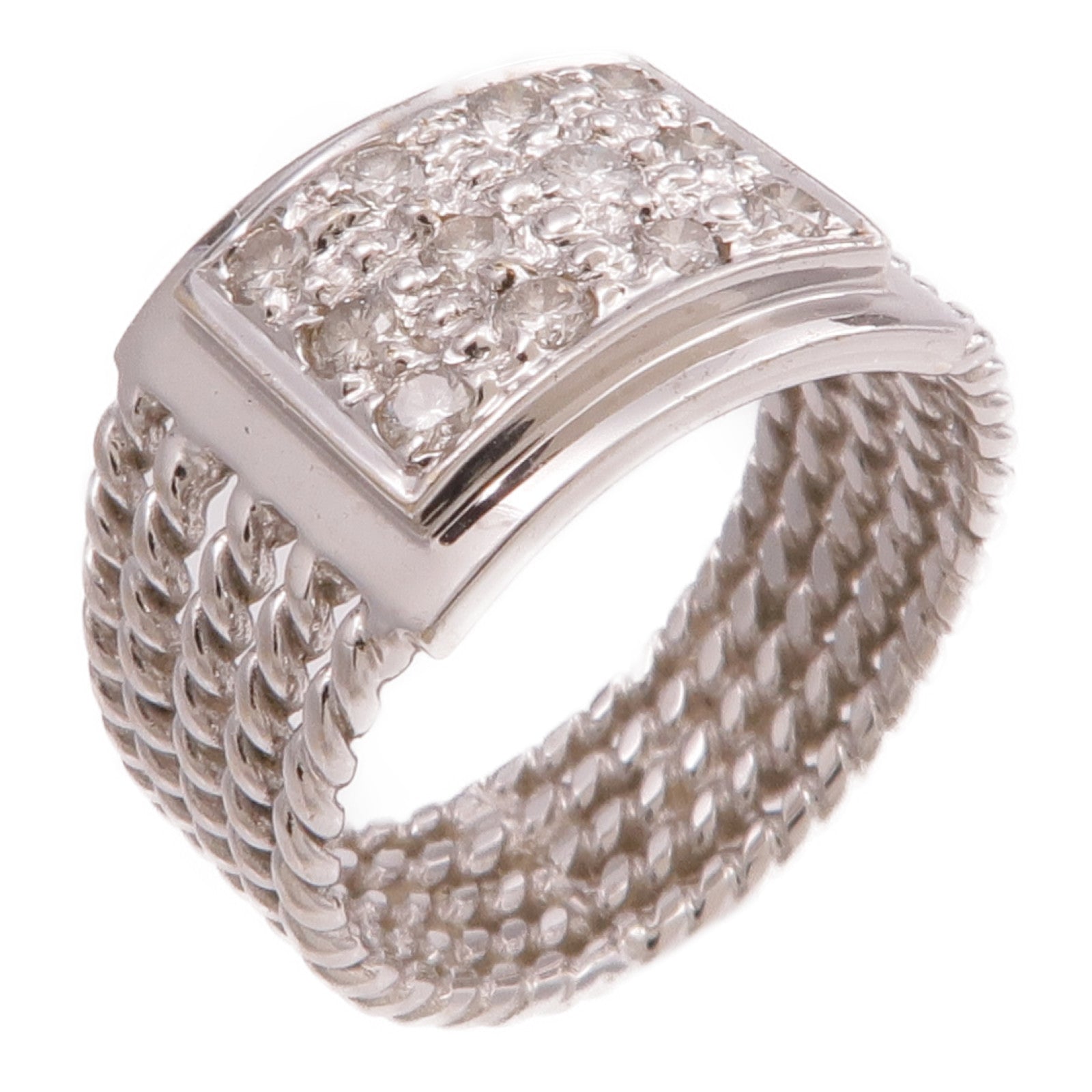 JEWELRY 【激減優惠】18K白金Diamond Ring鑽石戒指US#2.75