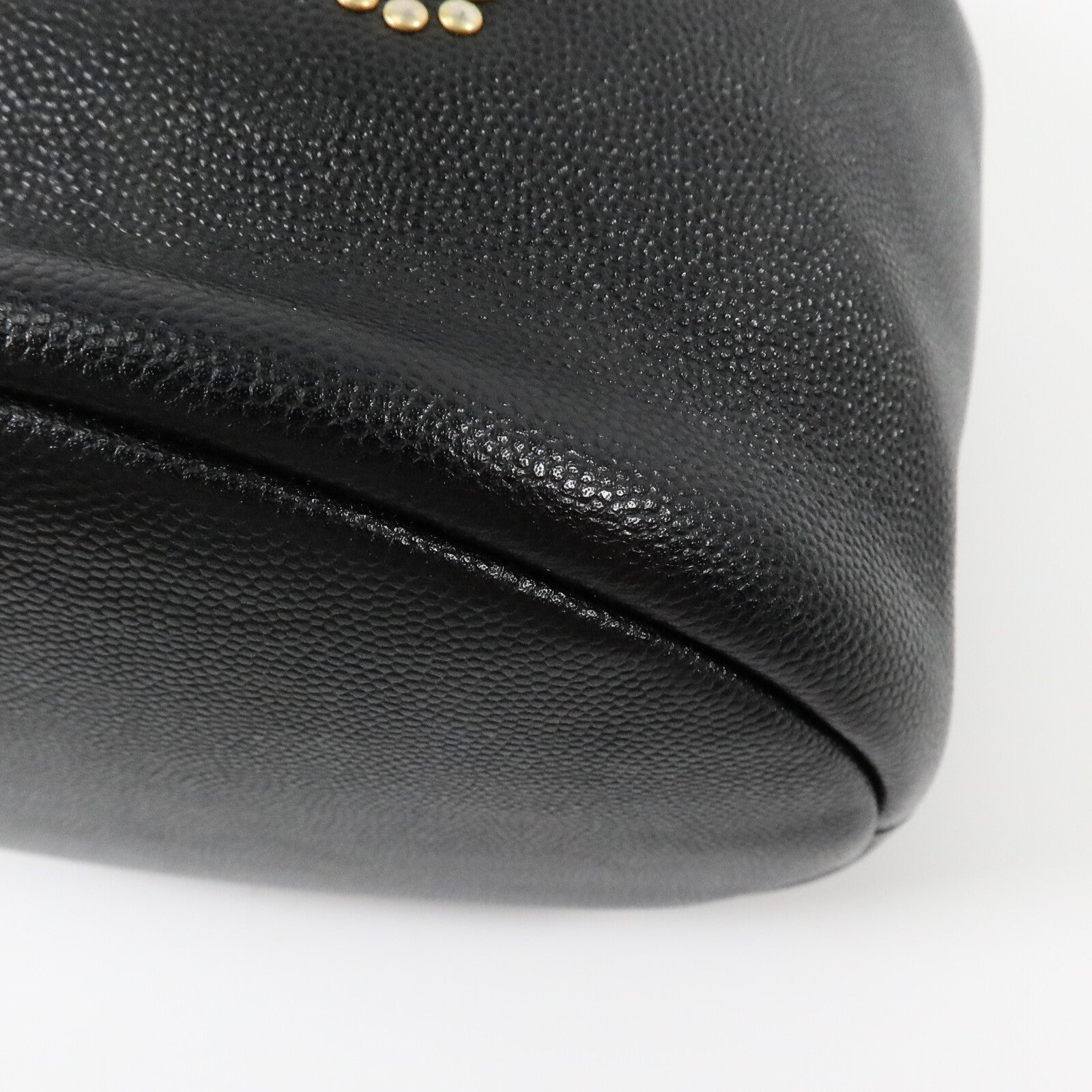 CHANEL 牛皮皮革Drawstring Bucket鏈帶肩背袋